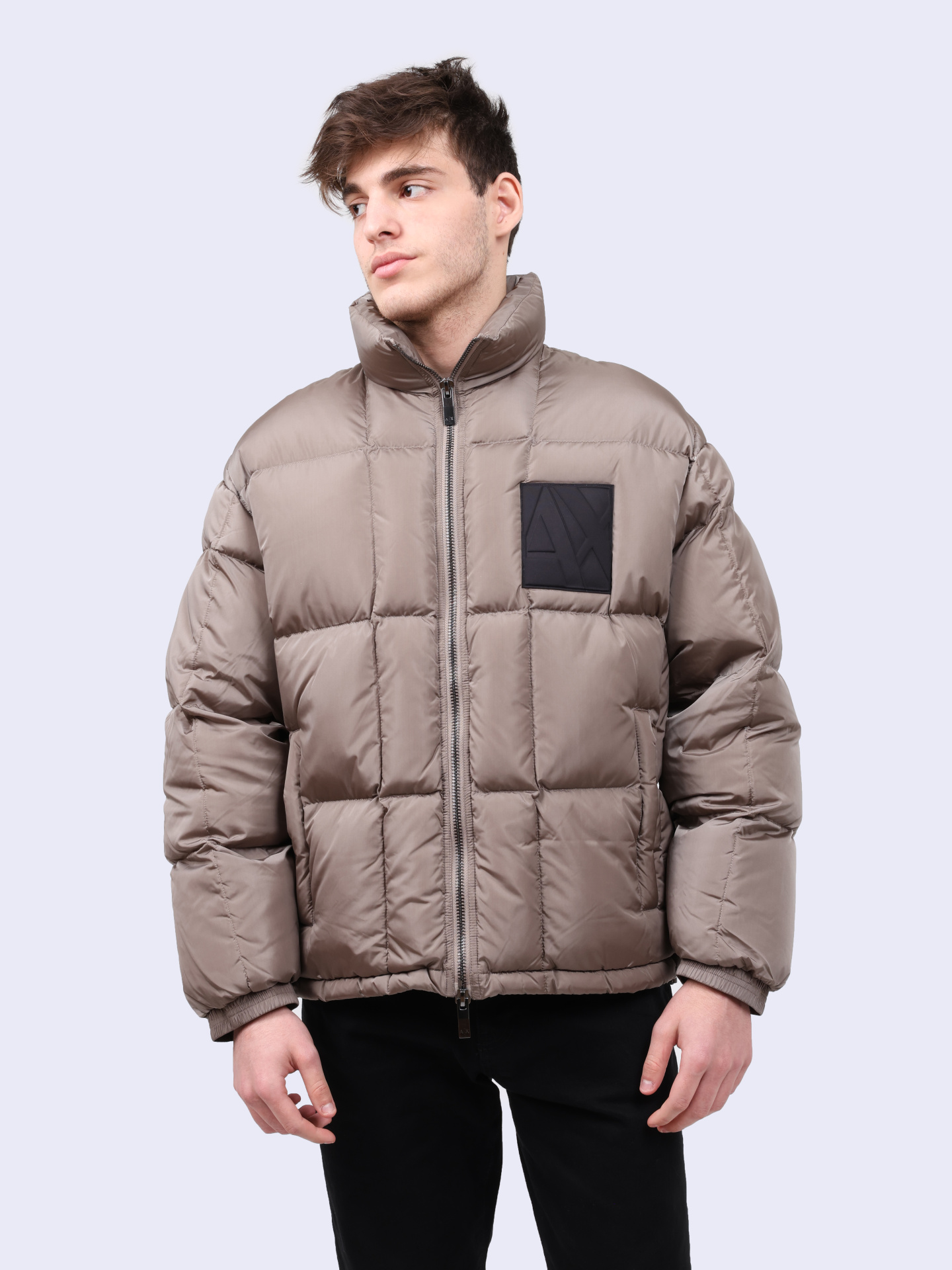 Куртка Armani Exchange 6DZB21 ZN4XZ 17AC бежевая мужская — купить в интернет-магазине Verdistore
