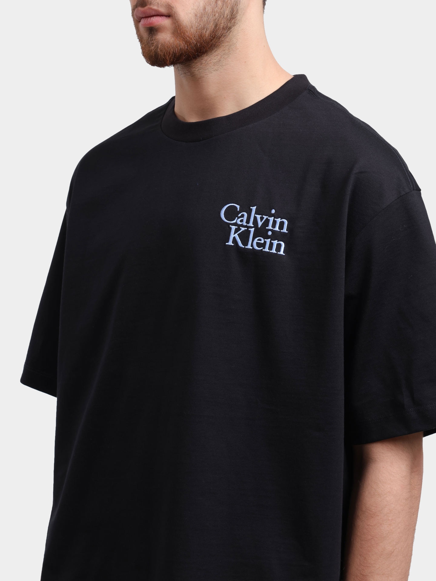 Футболка Calvin Klein Jeans LV04RC808G UB1 хлопковая мужская — купить в интернет-магазине Verdistore