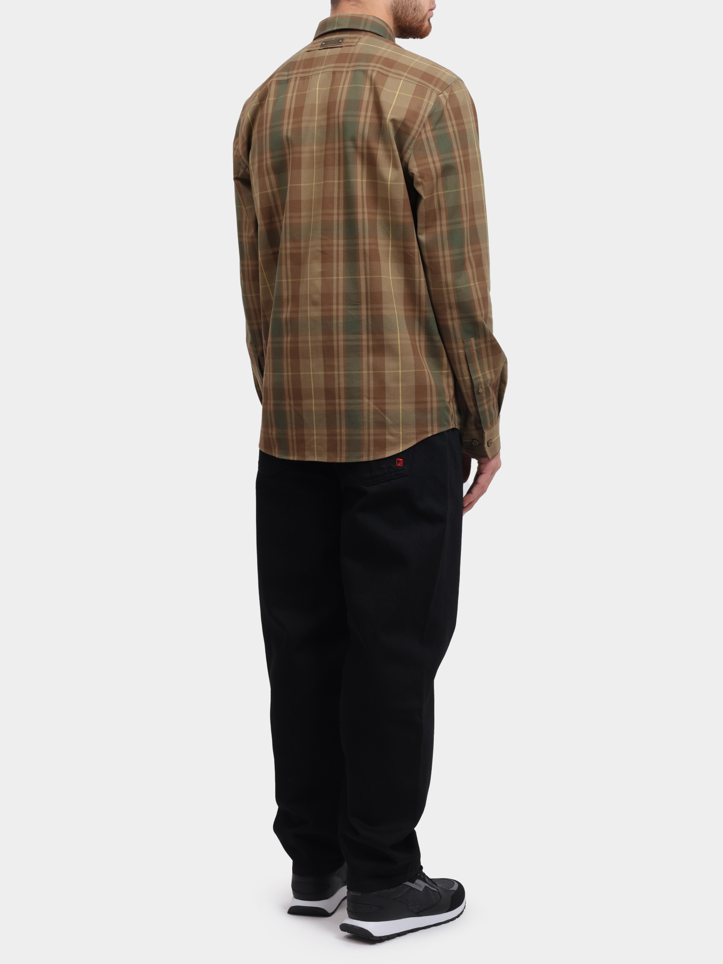 Рубашка Hugo 50545390 355 клетчатая мужская — купить в интернет-магазине Verdistore