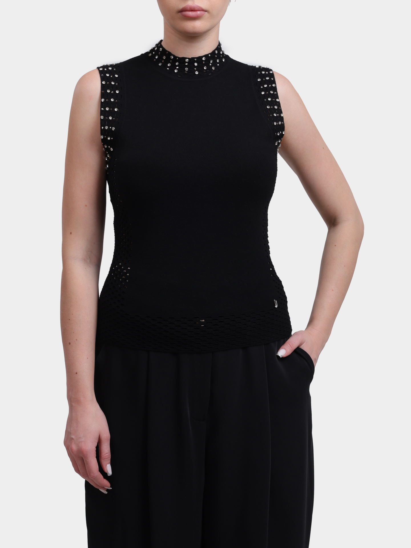 Топ PA6027 MS99E 22222 черный женский — купить в интернет-магазине Verdistore