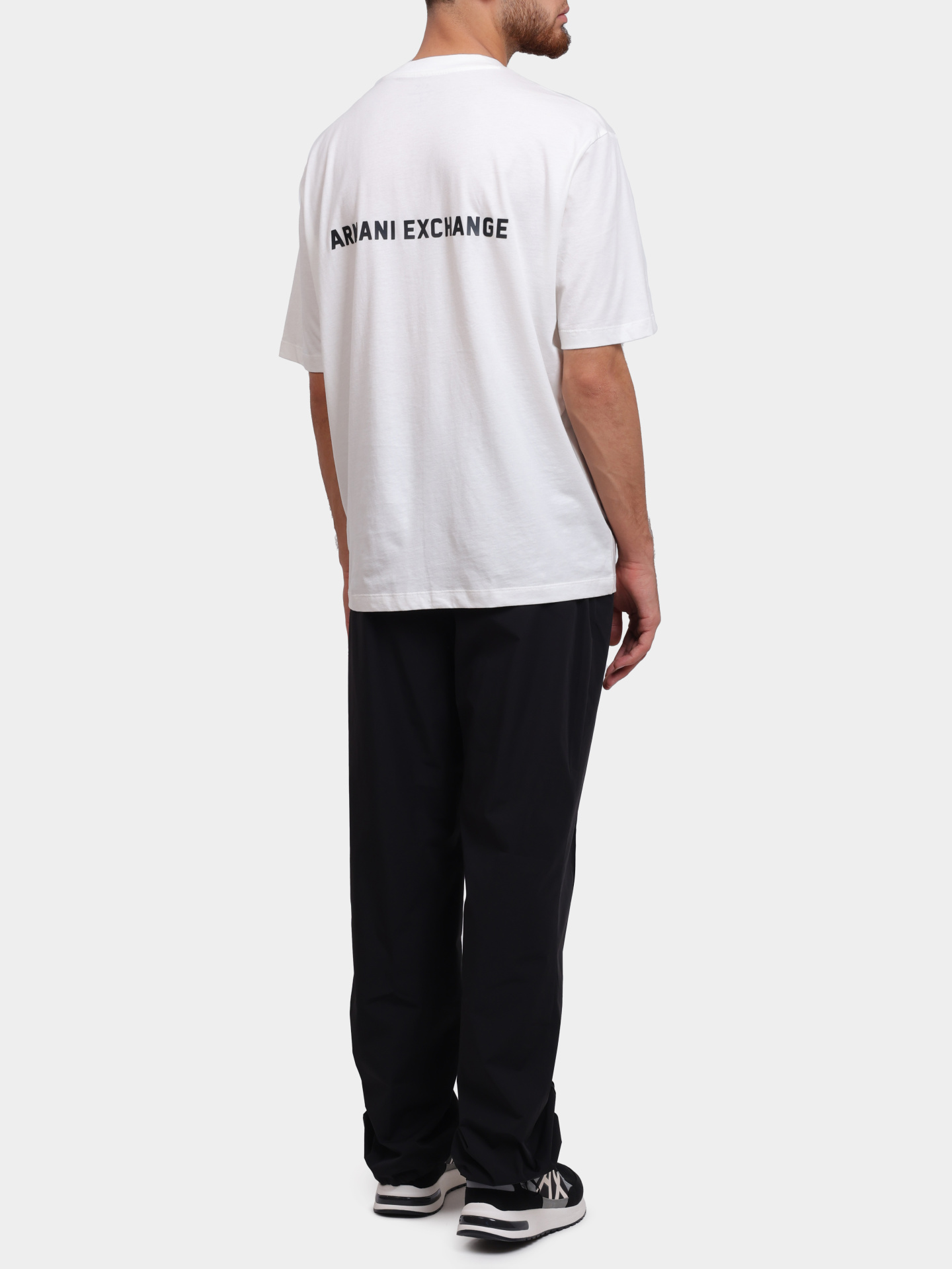 Футболка Armani Exchange XM000588 AF12308 U0009 хлопковая мужская с логотипом — купить в интернет-магазине Verdistore