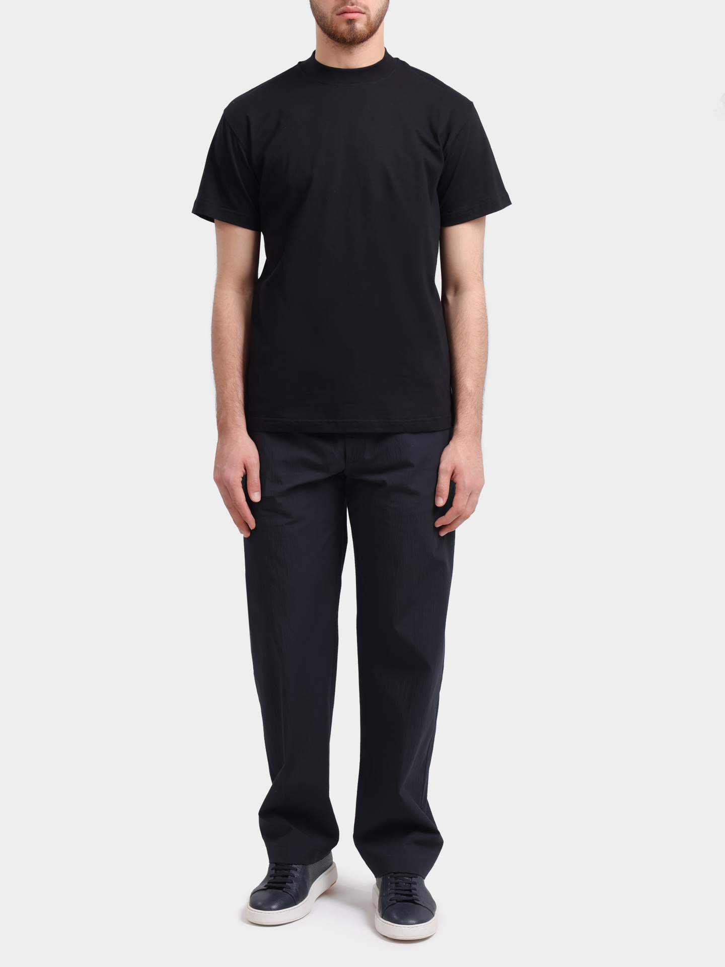 Футболка Lardini CNLTMC55 CN64052A черная мужская — купить в интернет-магазине Verdistore