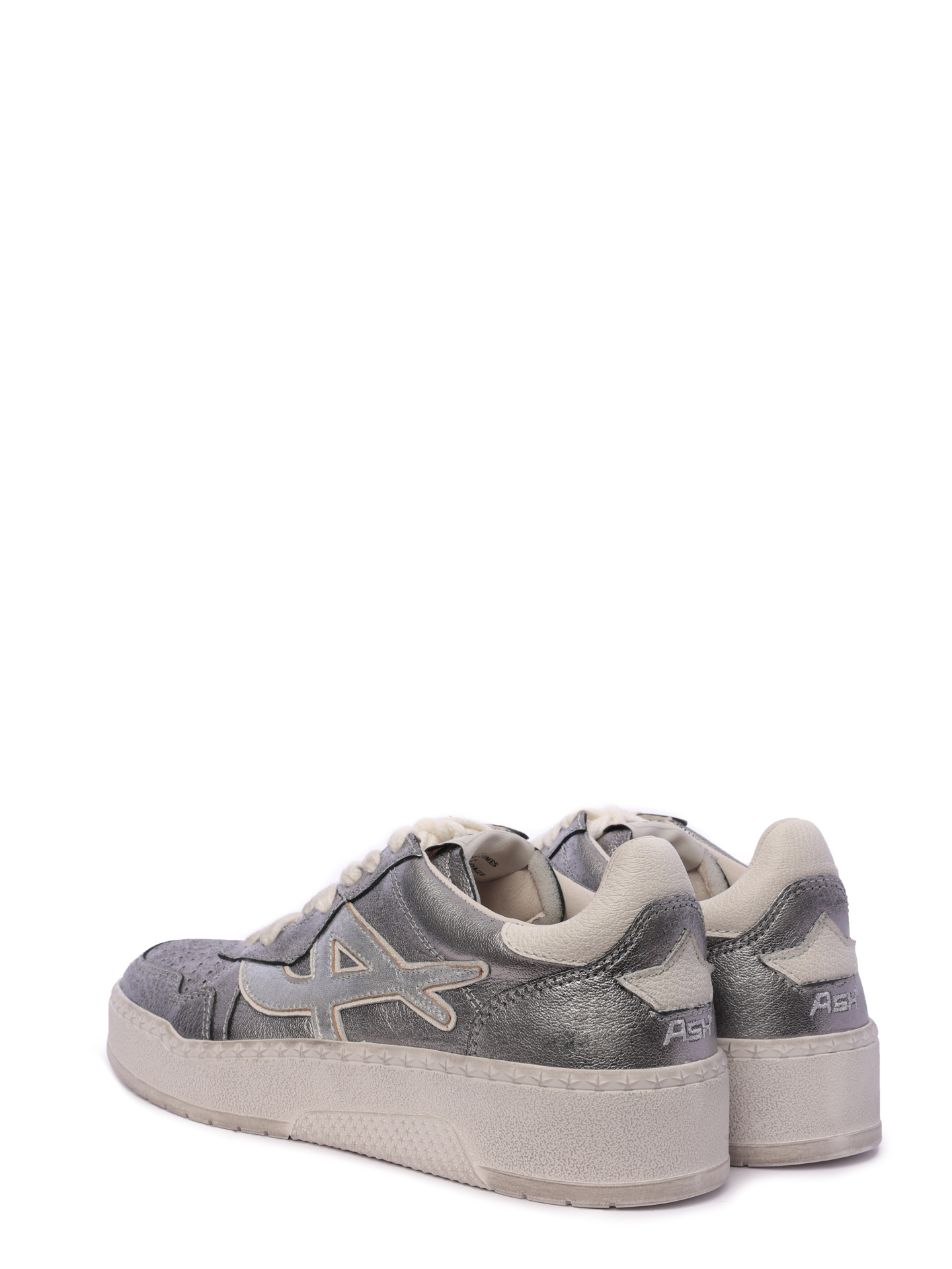 Кеды ASH 0AH.AH137024.T серебристые женские из кожи — купить в интернет-магазине Verdistore