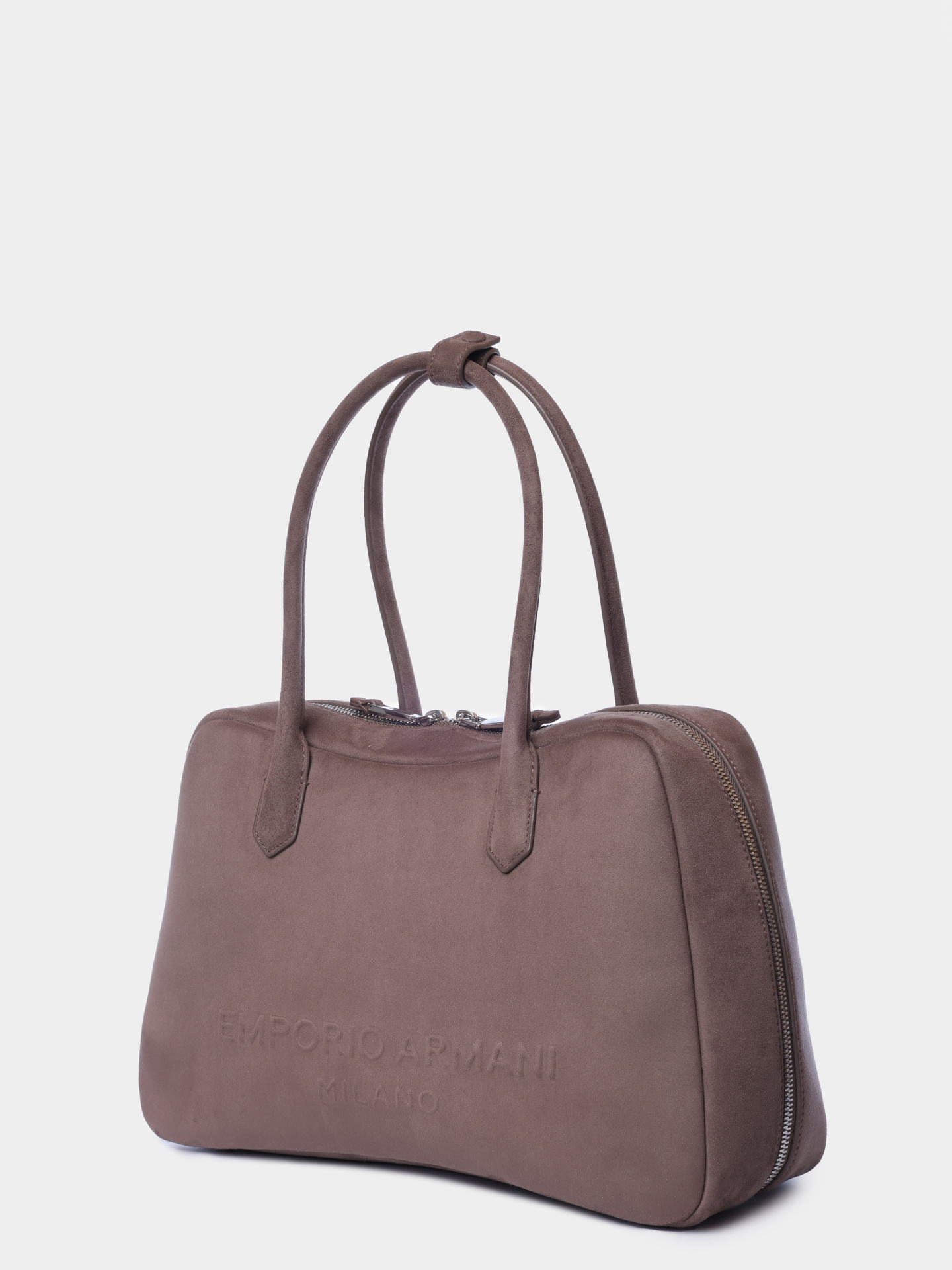 Сумка Emporio Armani EW004761 AF26137 U6101 коричневая женская замшевая — купить в интернет-магазине Verdistore