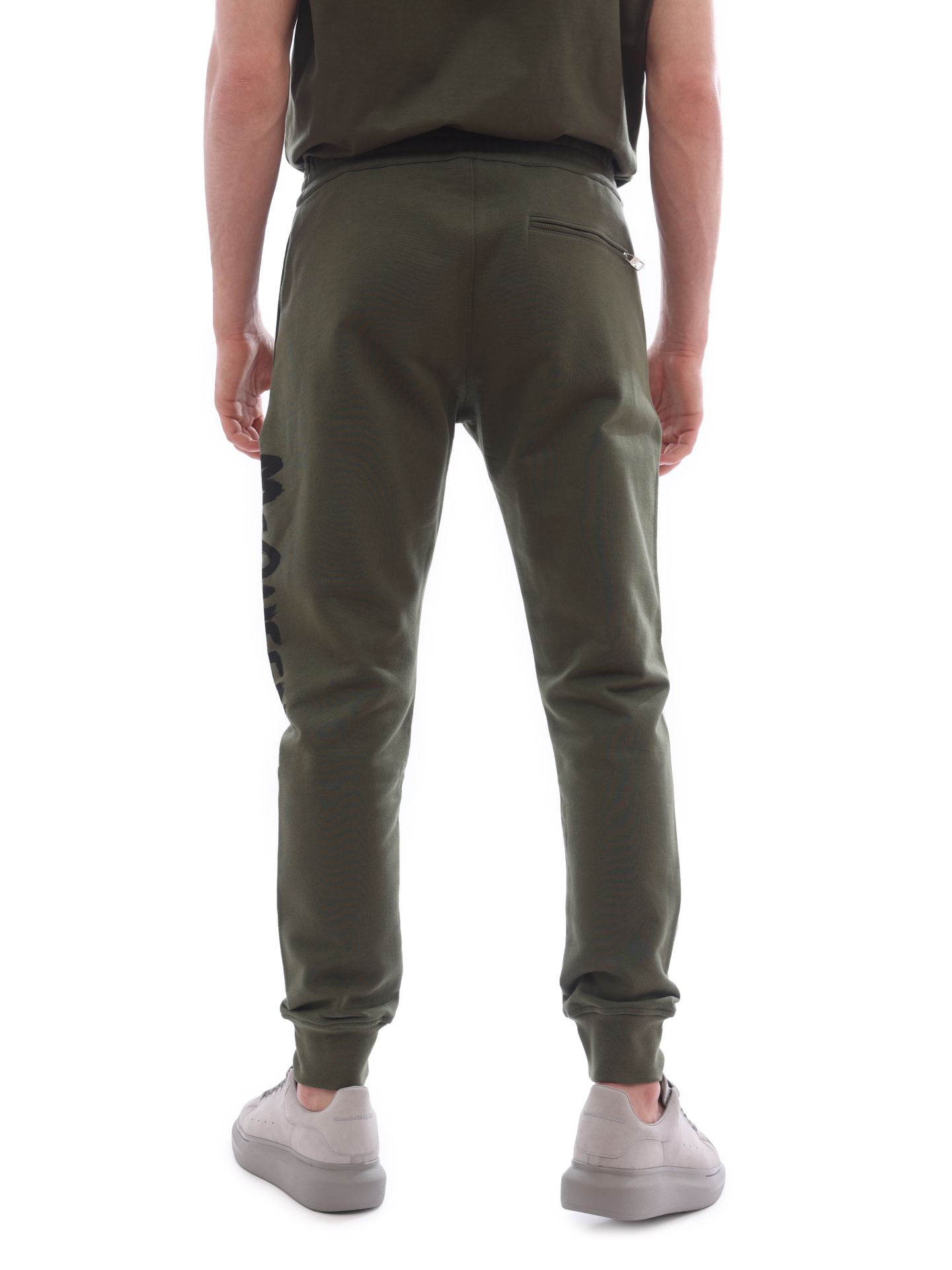 Брюки Alexander McQueen 688714 QSZ81 0904 хаки мужские — купить в интернет-магазине Verdistore