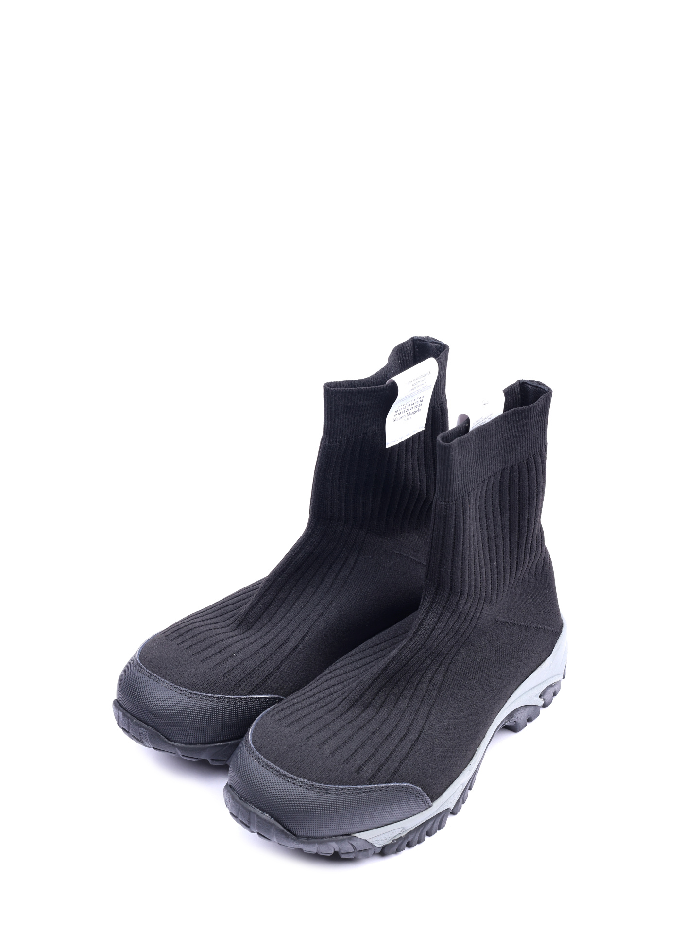 Кроссовки тканевые высокие на текстурной подошве — купить в интернет-магазине Verdistore