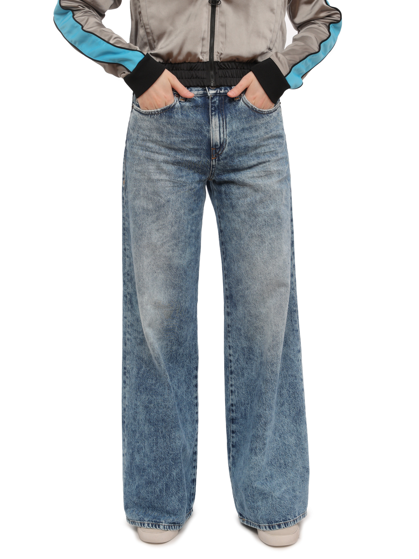 Джинсы Diesel A0362409H9501 голубые женские — купить в интернет-магазине Verdistore