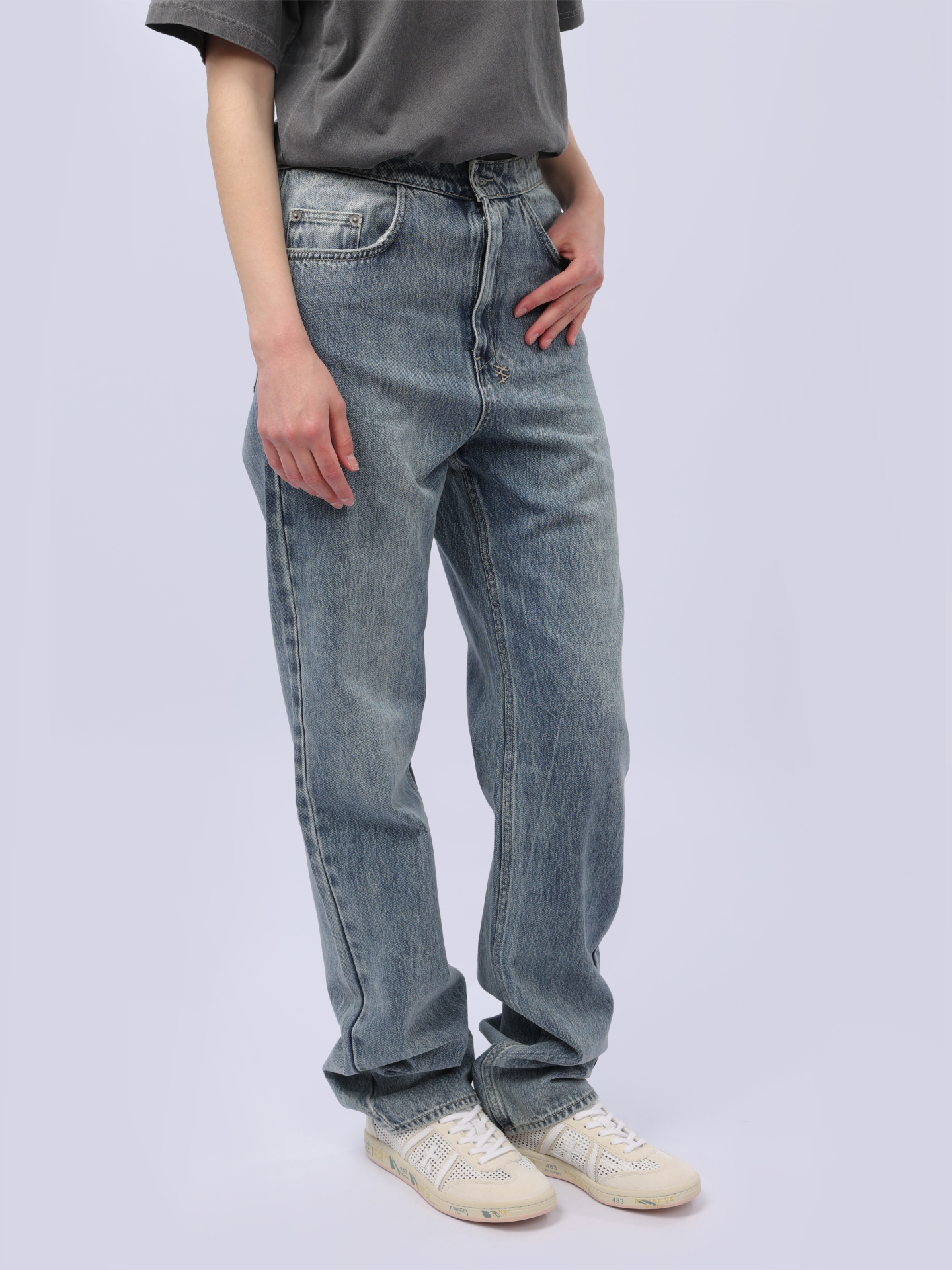 Джинсы Ksubi WSP24DJ041 голубые женские — купить в интернет-магазине Verdistore