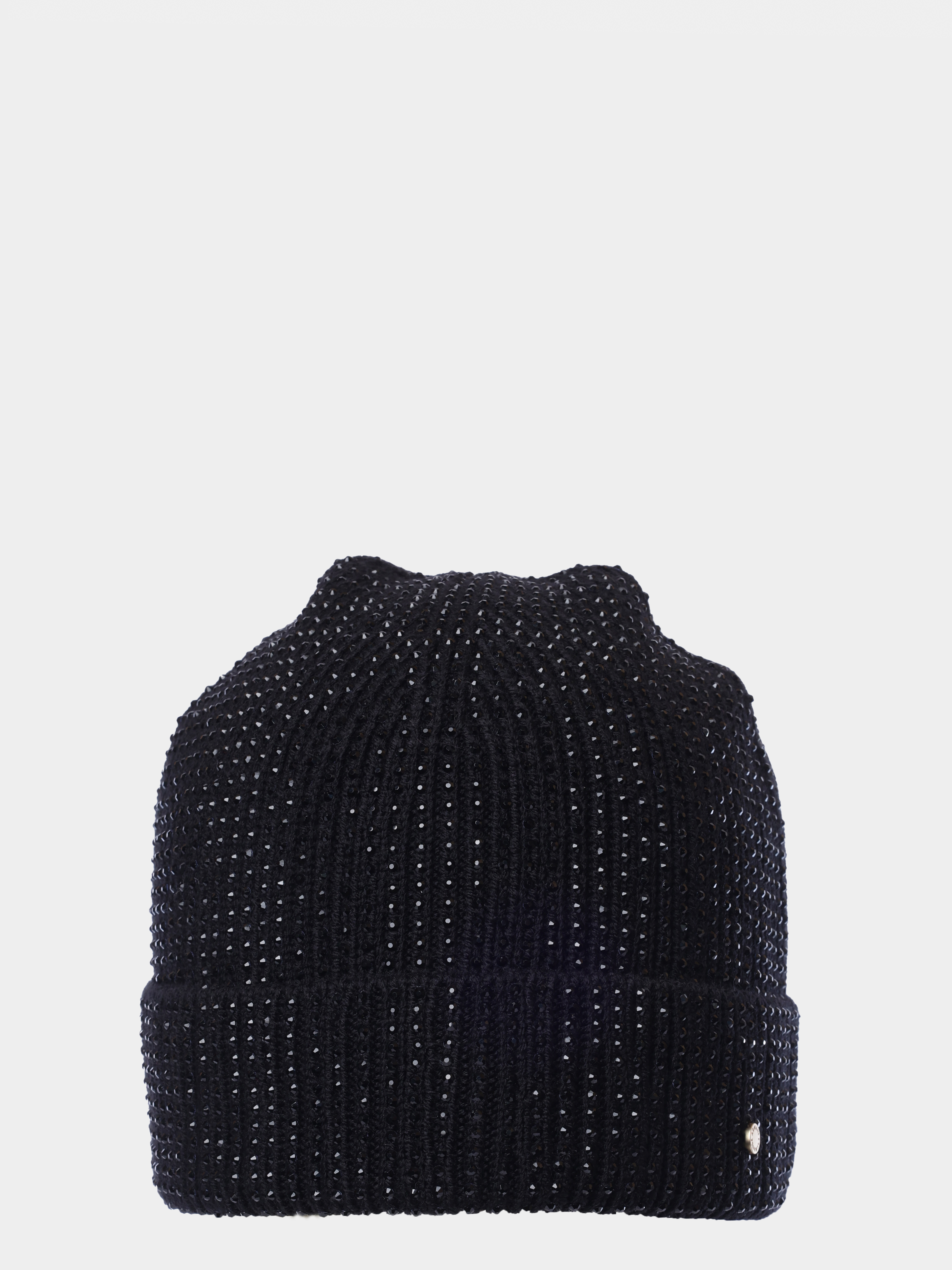 Шапка Armani Exchange XW003012 AF26582 UC001 черная женская со стразами — купить в интернет-магазине Verdistore