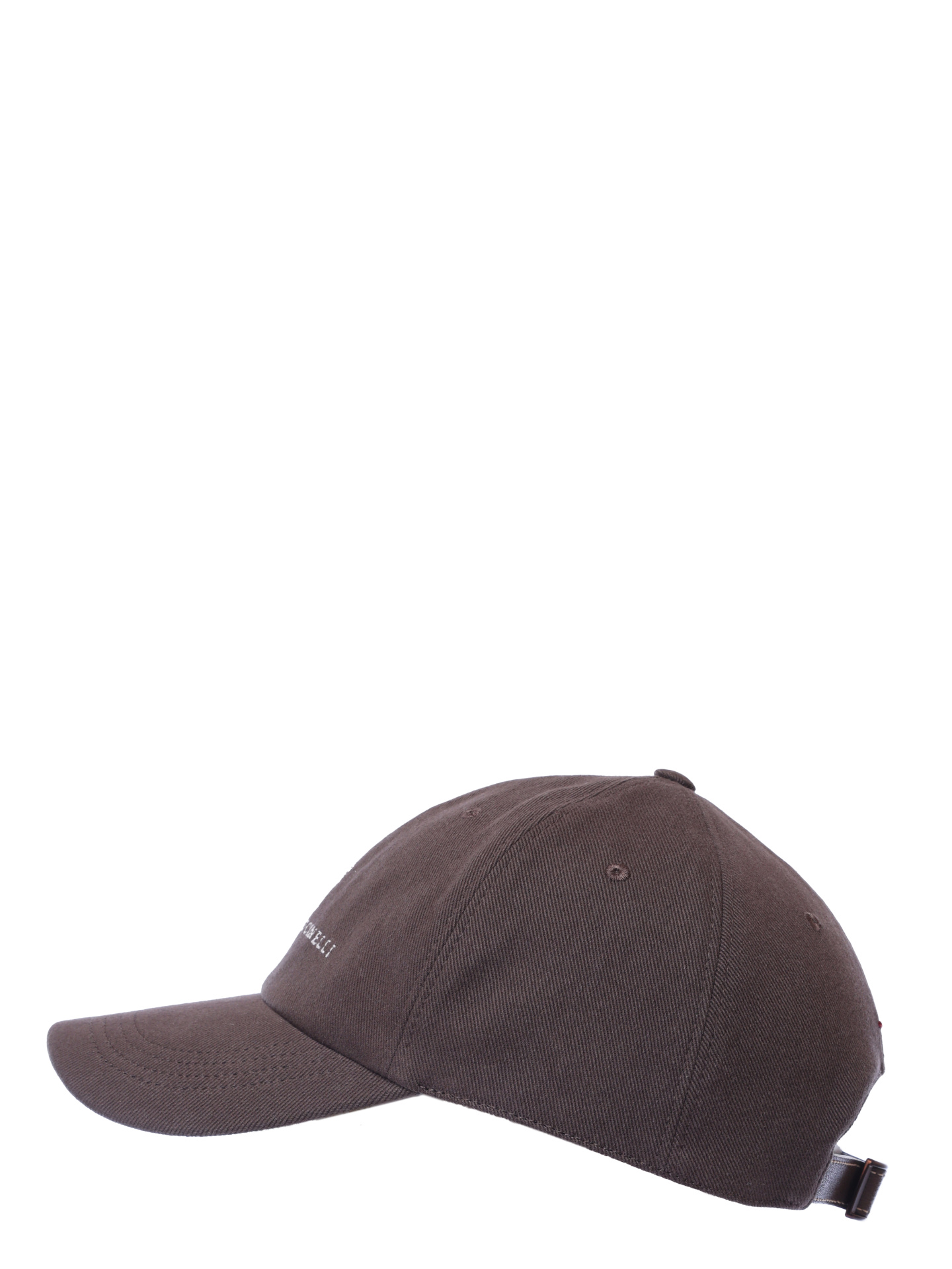 Бейсболка Brunello Cucinelli M277P9850 коричневая мужская из хлопка — купить в интернет-магазине Verdistore