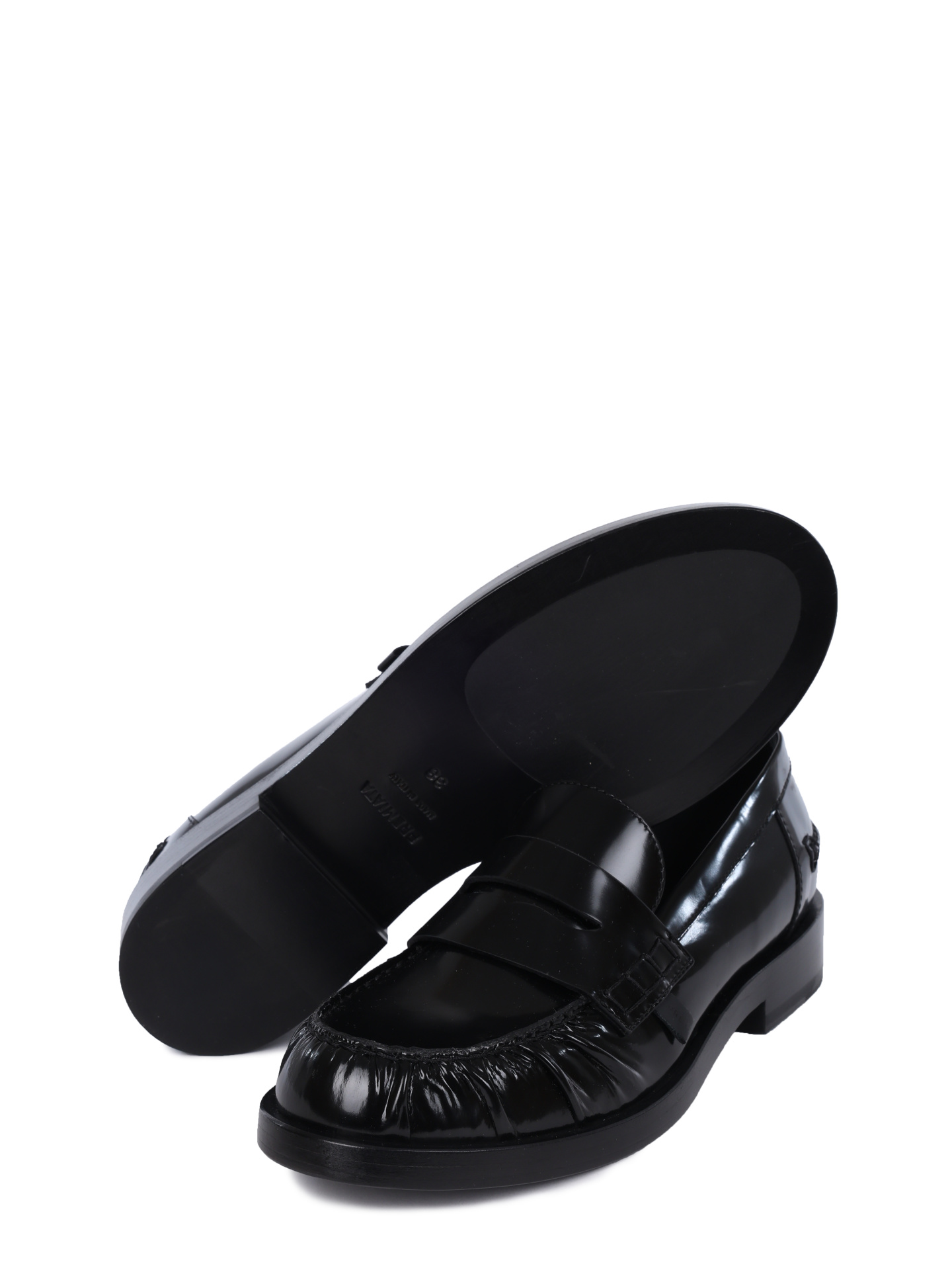 Лоферы M6851 nero с гладкой телячьей кожи  — купить в интернет-магазине Verdistore