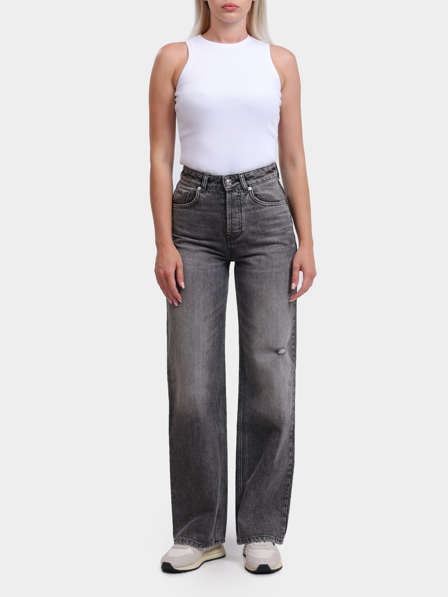 Джинсы 937_2 10256687 01 50513740 028 темно-серые женские хлопковые — купить в интернет-магазине Verdistore