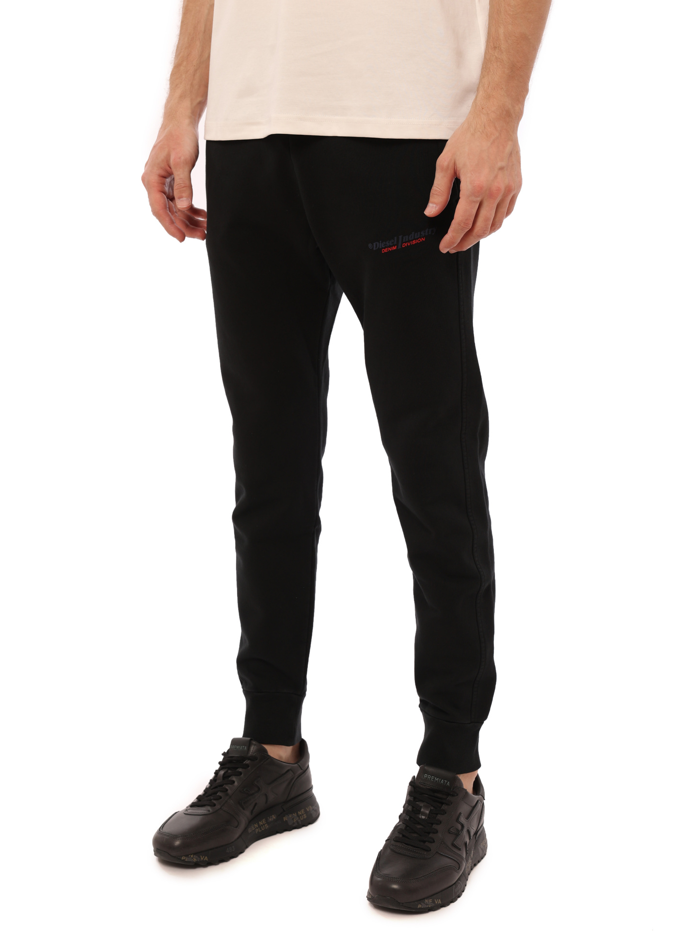 Джоггеры Diesel A037470HERE96B хлопковые мужские — купить в интернет-магазине Verdistore