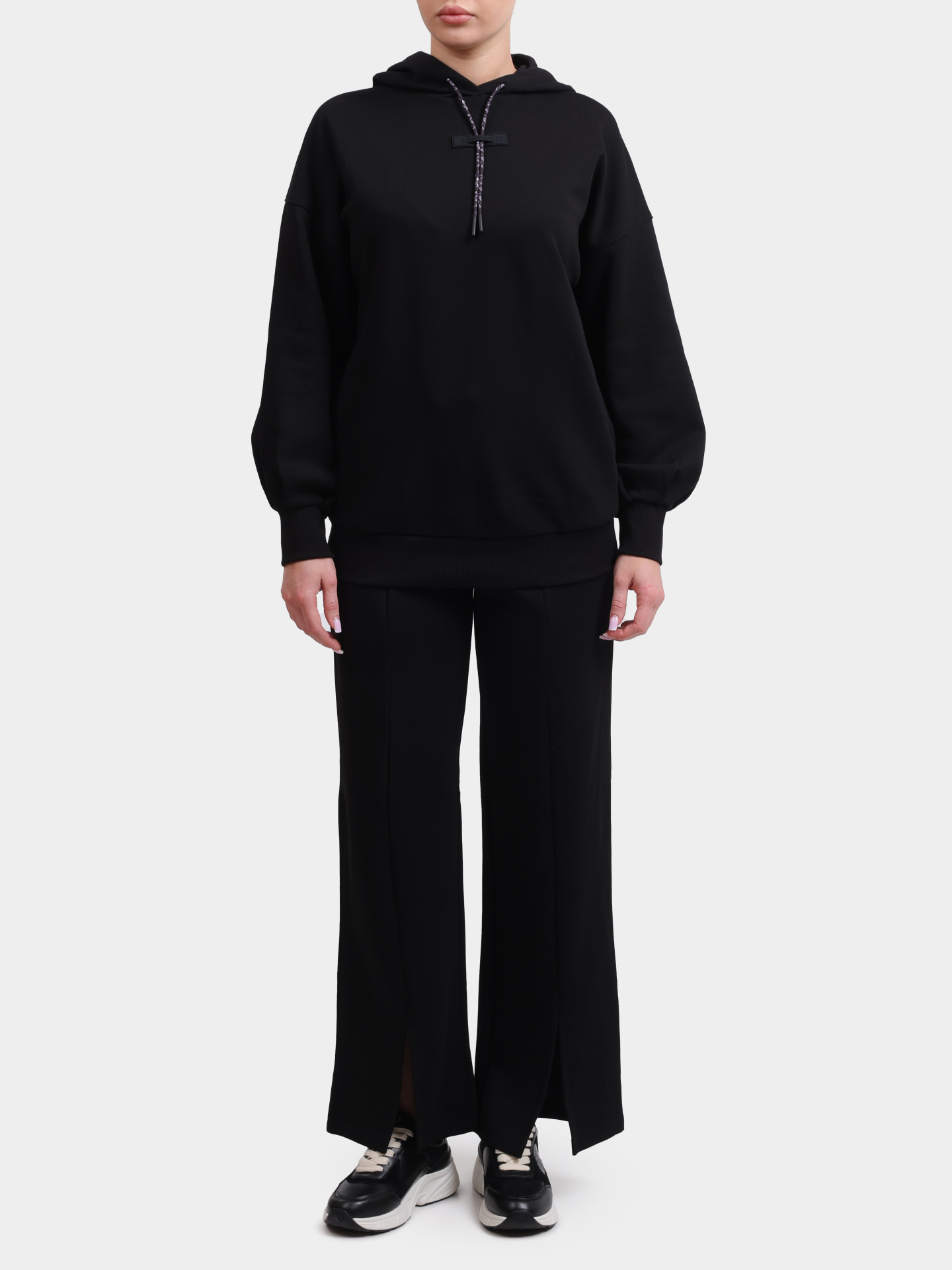 Брюки Armani Exchange XW001289 AF16111 UC001 черные женские — купить в интернет-магазине Verdistore