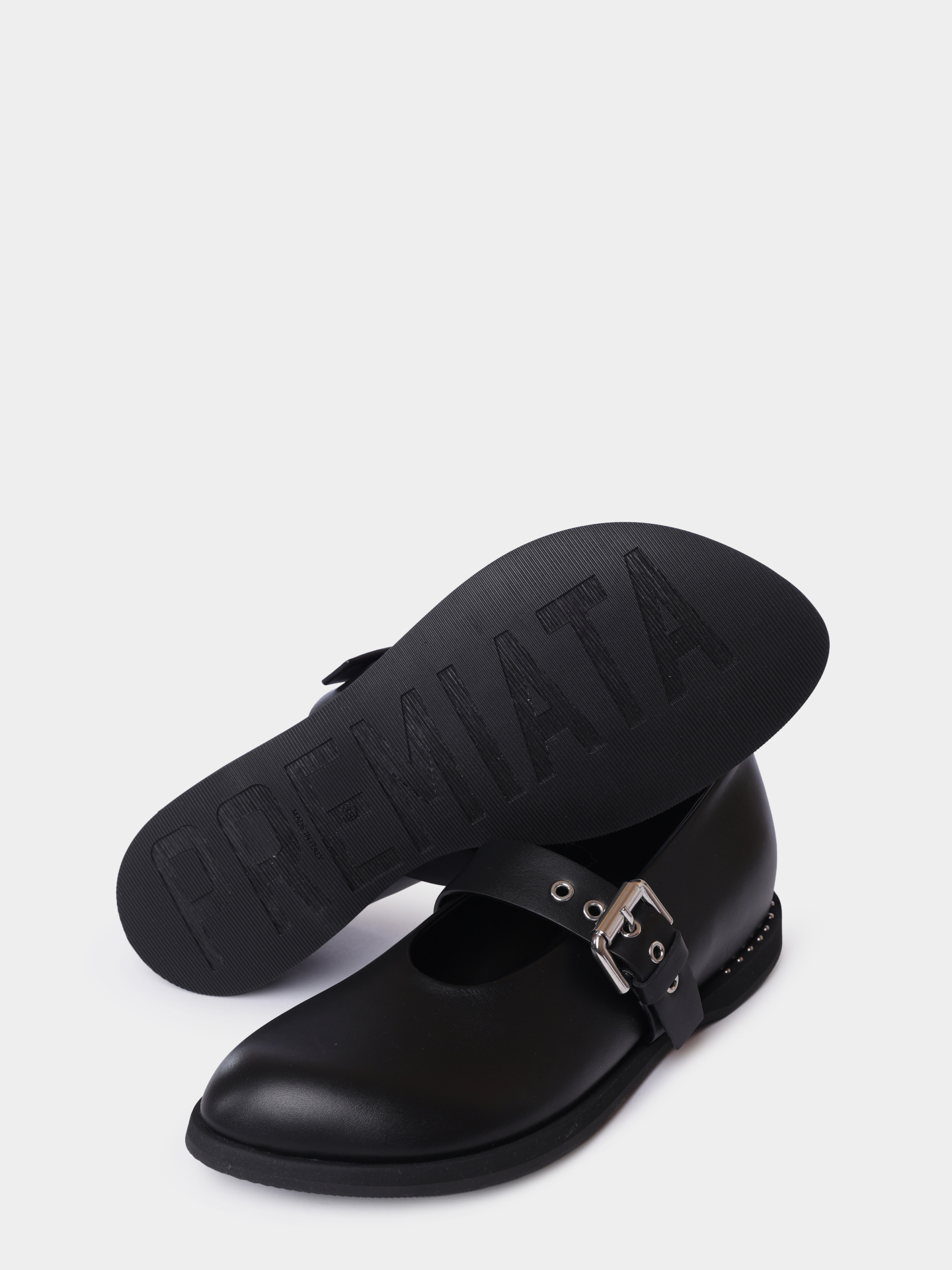 Туфли Premiata M7151 черные женские из кожи — купить в интернет-магазине Verdistore