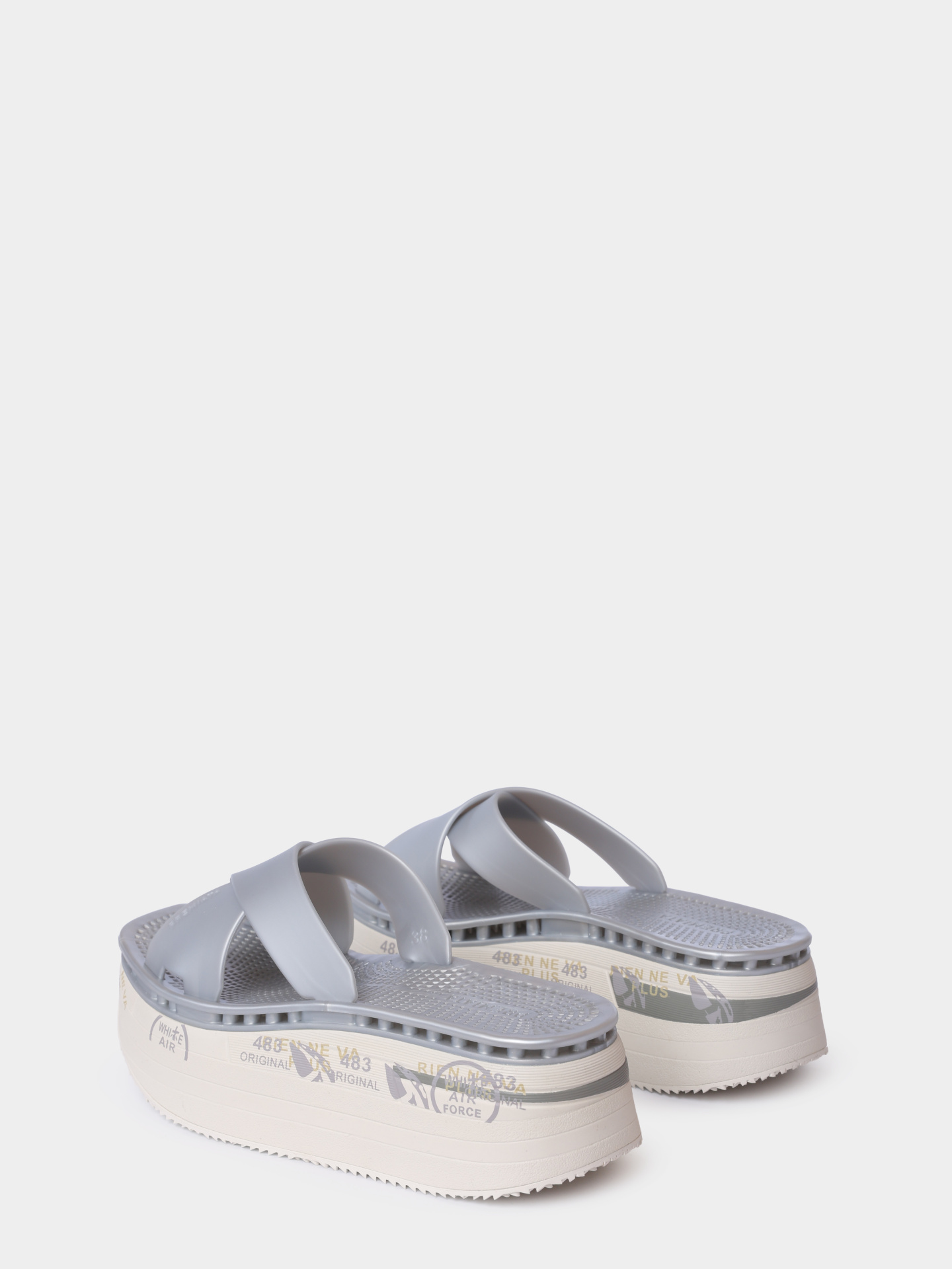 Сабо Premiata MOURA VAR 7458 серые женские — купить в интернет-магазине Verdistore