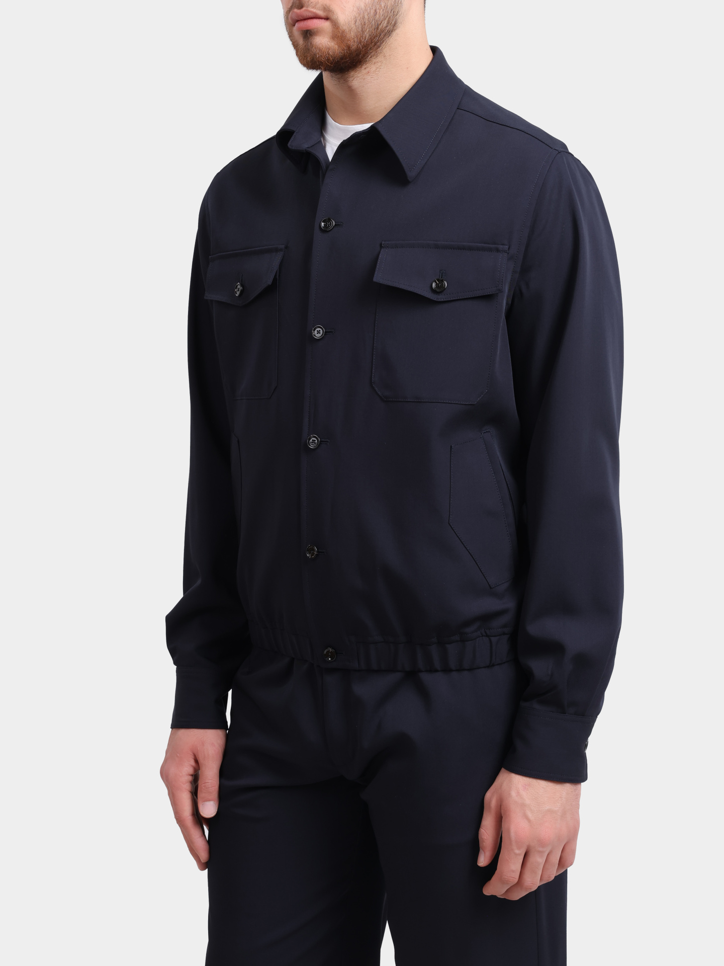 Бомбер Lardini PA RONO CN64422 мужской темно-синий — купить в интернет-магазине Verdistore