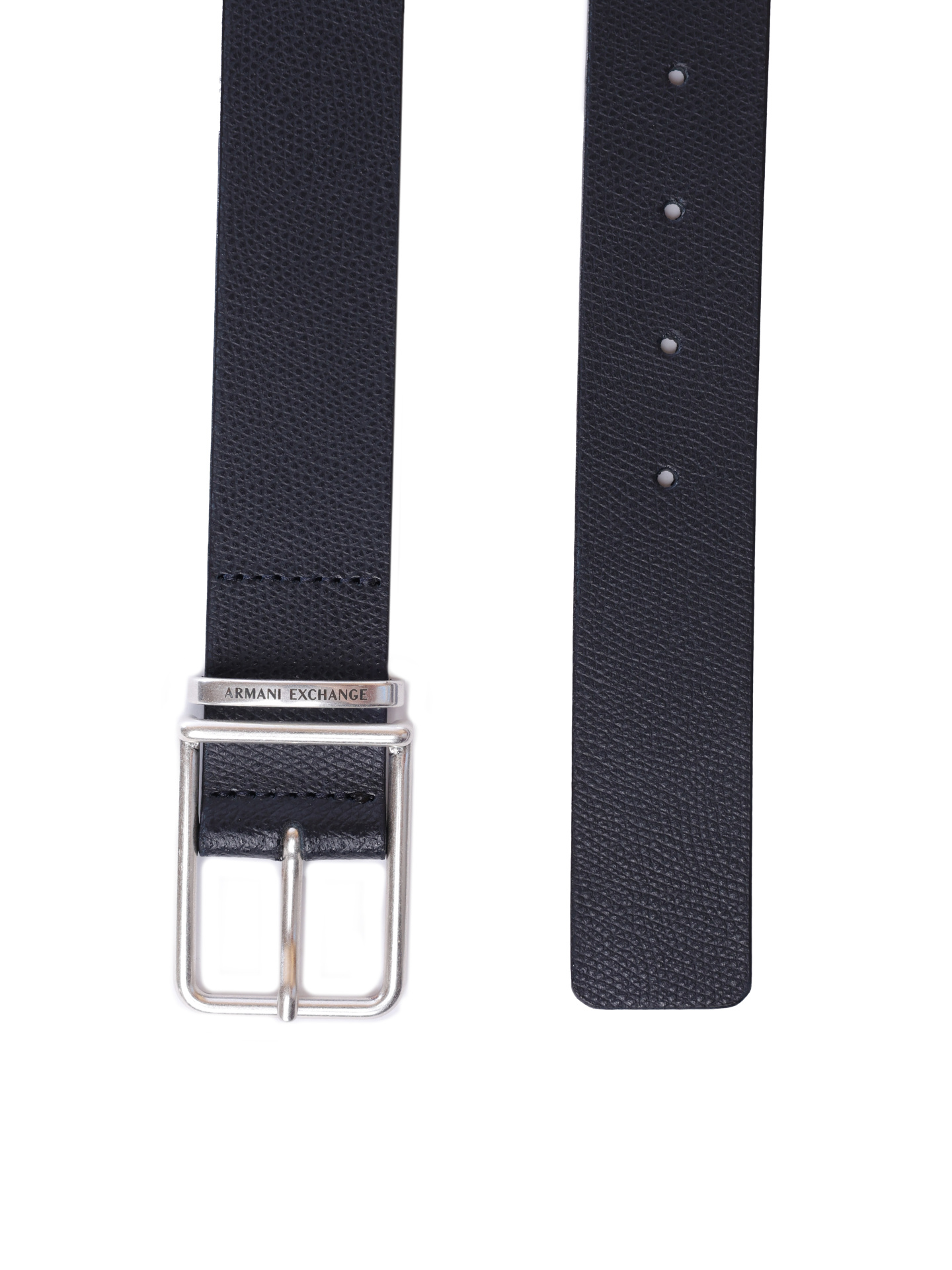 Ремень Armani Exchange XM000615 AF12714 UC001 черный мужской из зернистой кожи — купить в интернет-магазине Verdistore