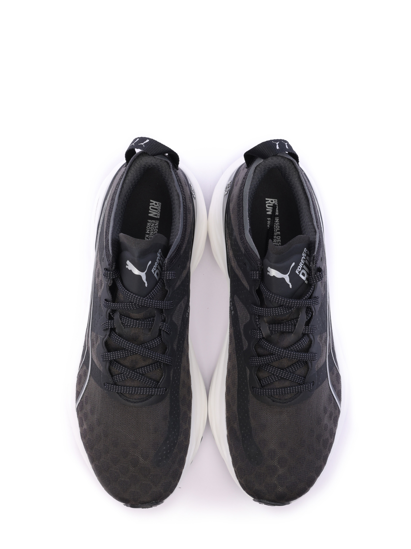 Кроссовки черные на массивной белой подошве  — купить в интернет-магазине Verdistore