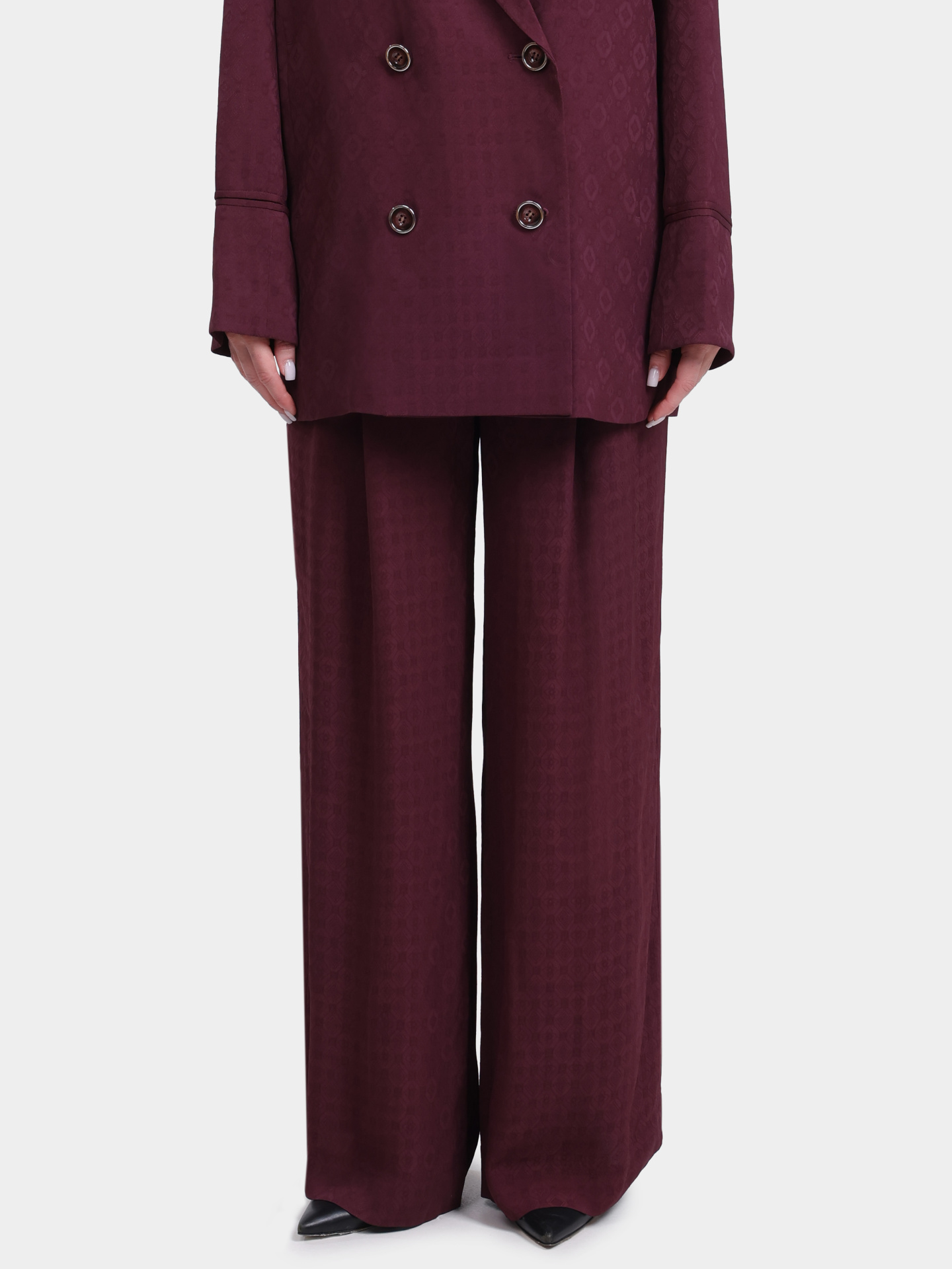 Брюки Pinko 106203 A33H RR7 бордовые женские — купить в интернет-магазине Verdistore