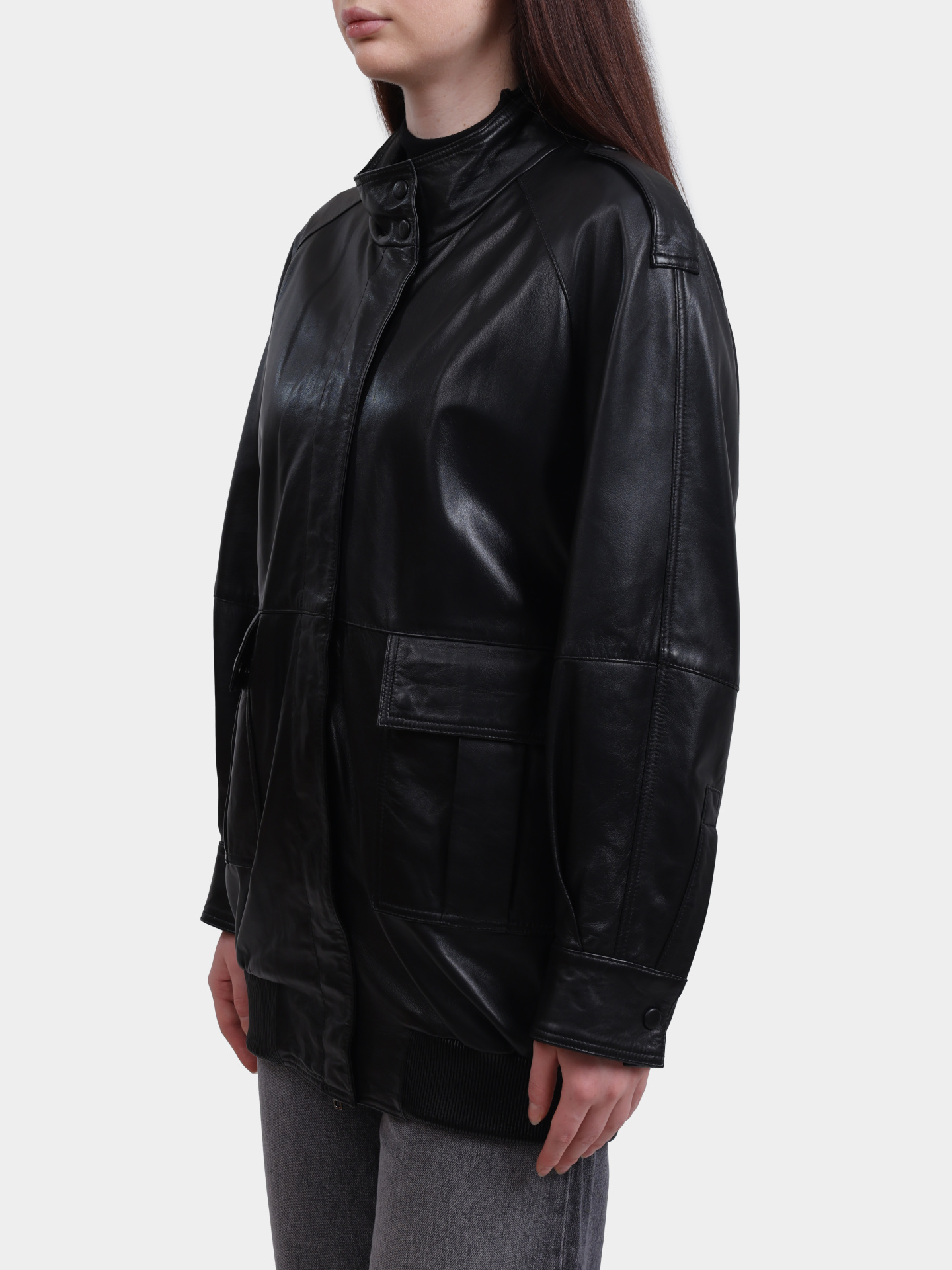 Куртка MARELLA BESSICA 003 кожаная женская — купить в интернет-магазине Verdistore