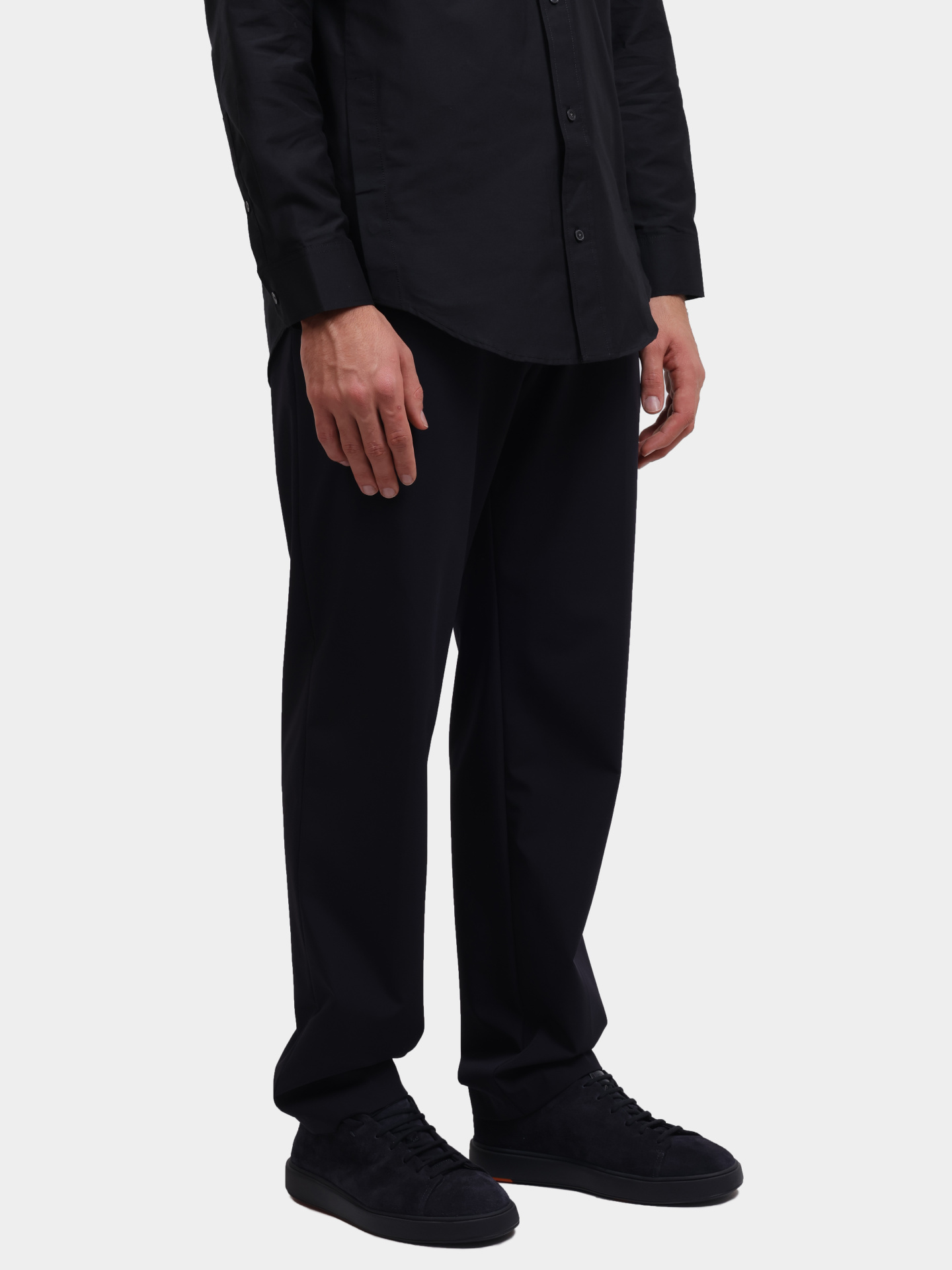 Брюки Emporio Armani EM001505 AF10047 UB118 темно-синие мужские — купить в интернет-магазине Verdistore