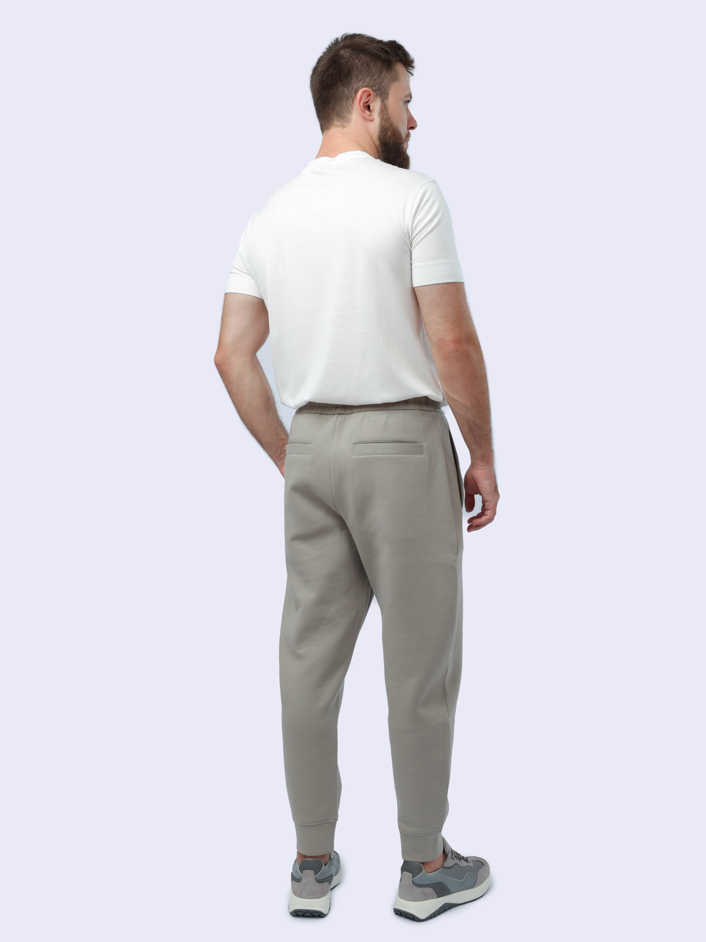 Джоггеры Emporio Armani 8N1PT0 1JHSZ 0643 бежевые мужские — купить в интернет-магазине Verdistore
