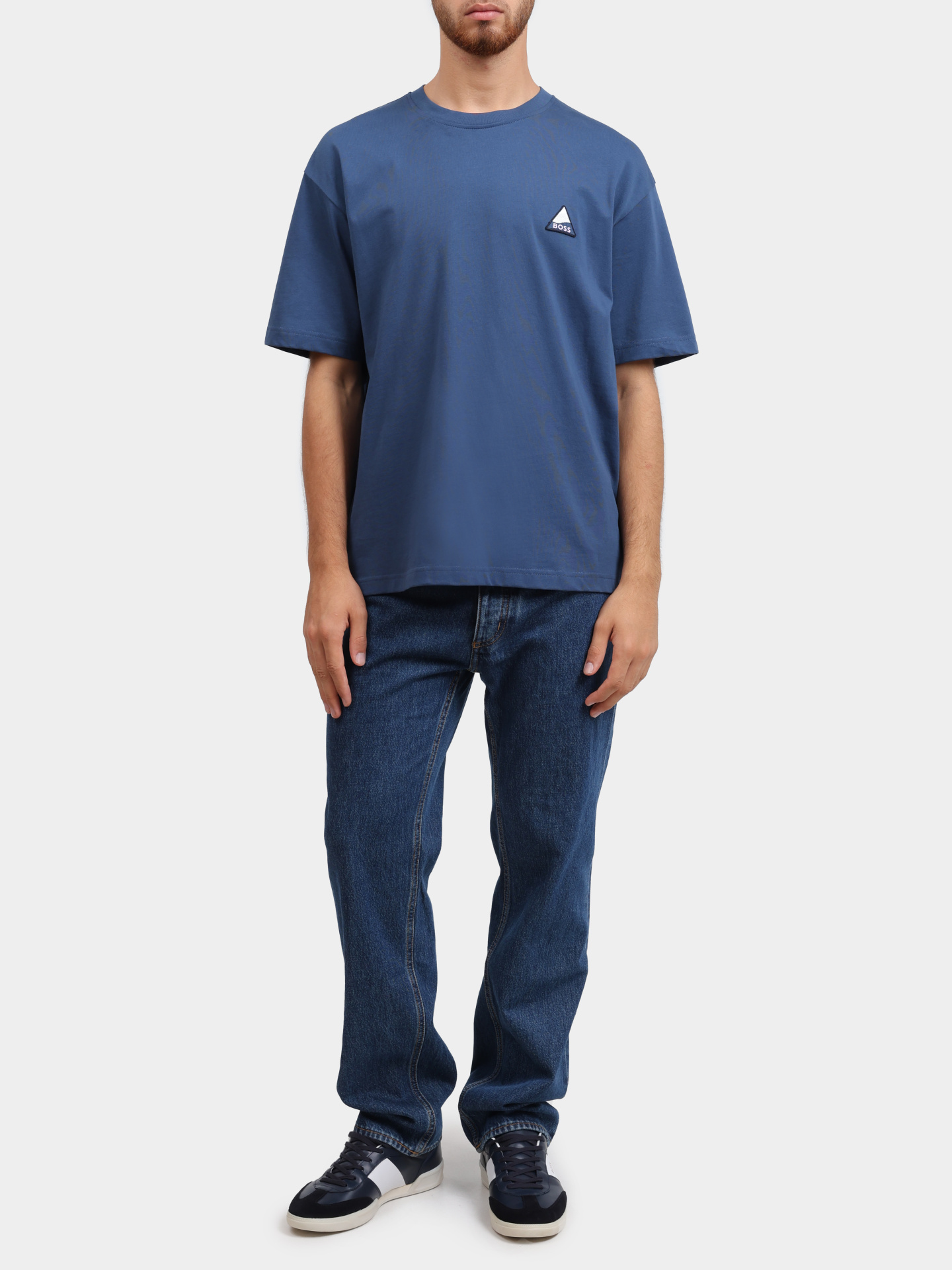 Футболка Boss 10260136 01 50539195 466 хлопковая мужская — купить в интернет-магазине Verdistore