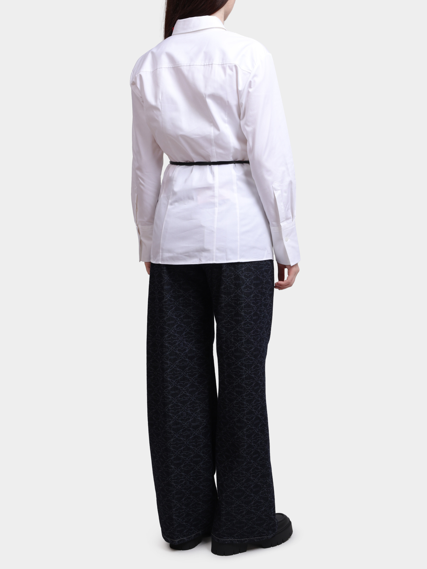 Блуза Hugo 50543364 100 белая женская из хлопка — купить в интернет-магазине Verdistore