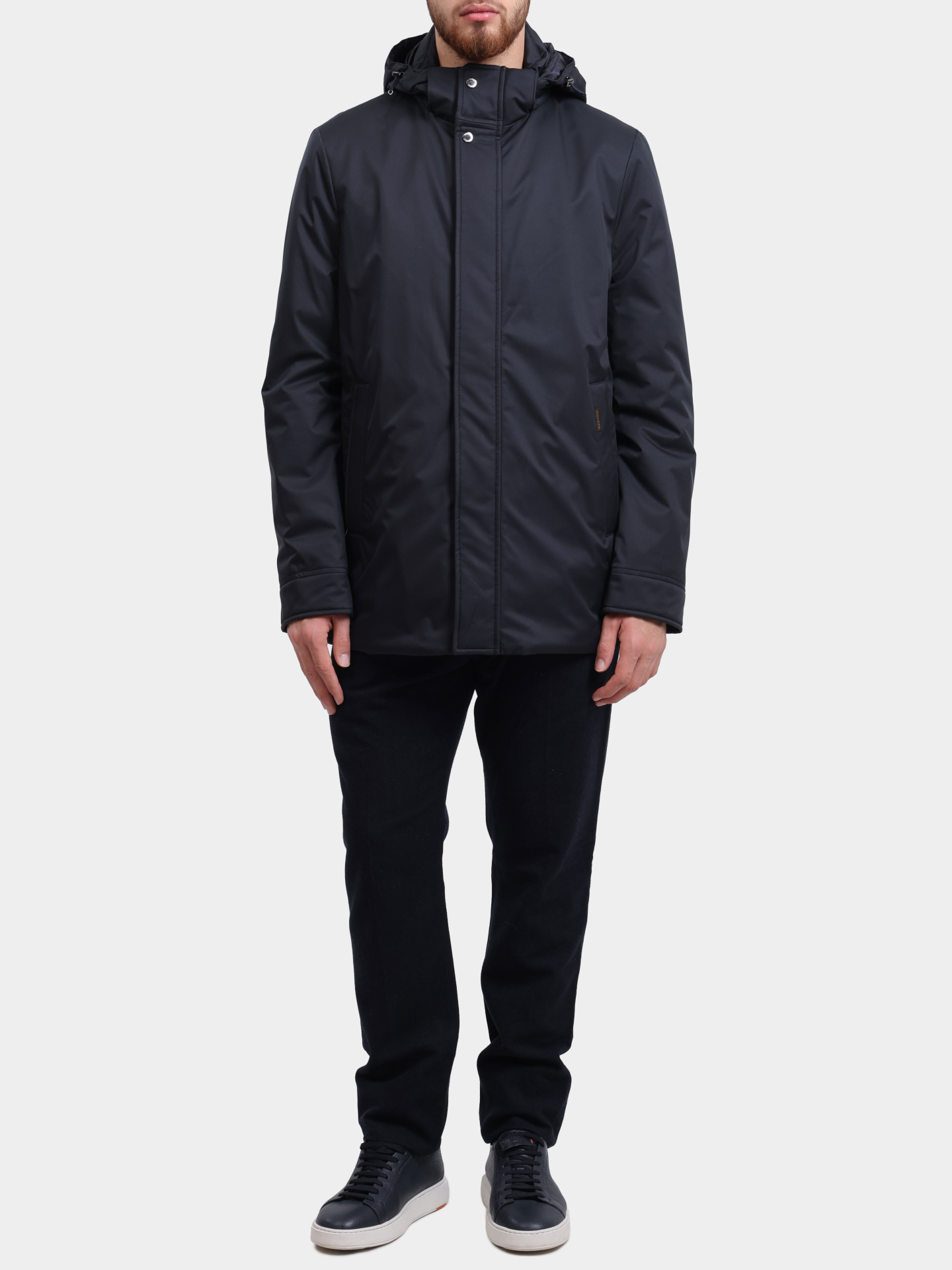 Куртка MooRER PETRINI-ADS U0402 темно-синяя мужская — купить в интернет-магазине Verdistore