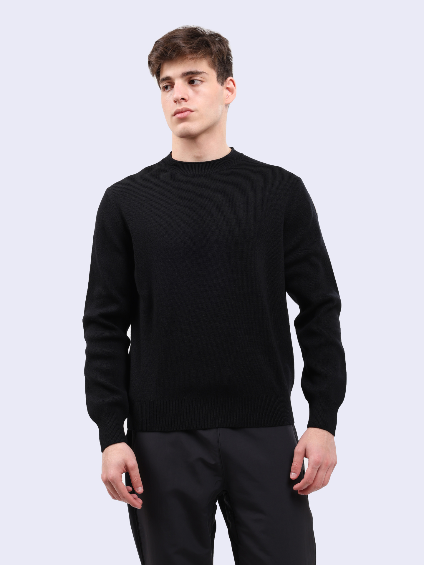 Свитер Parajumpers 24WMPMKNWK01 черный мужской — купить в интернет-магазине Verdistore