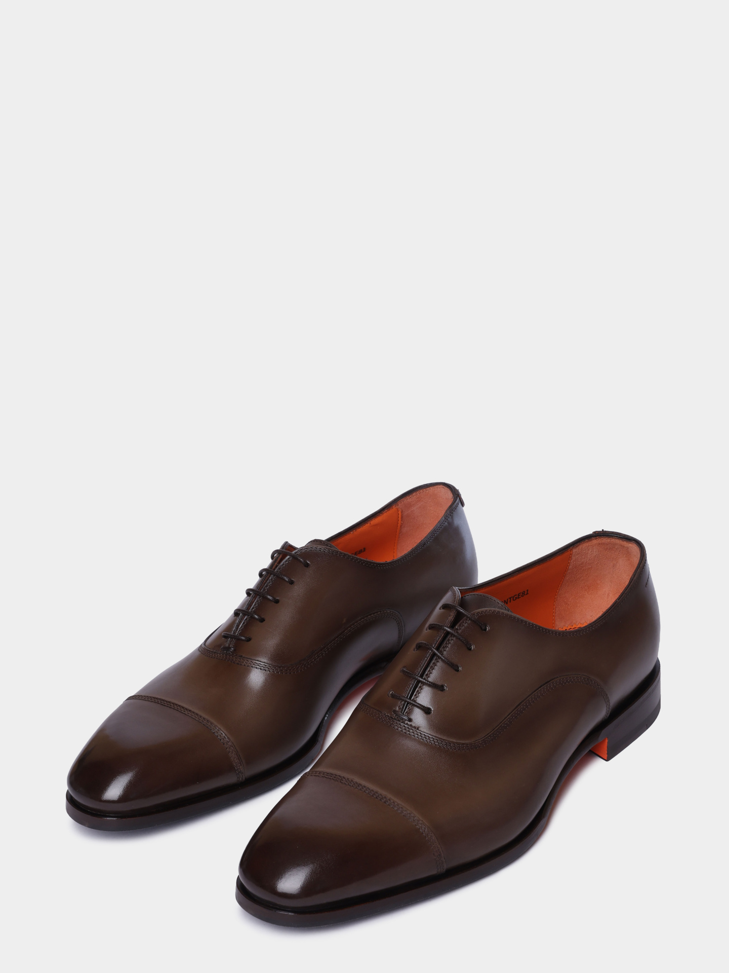 Оксфорды Santoni MCAG18883JJ6BNTGE81 кожаные мужские — купить в интернет-магазине Verdistore