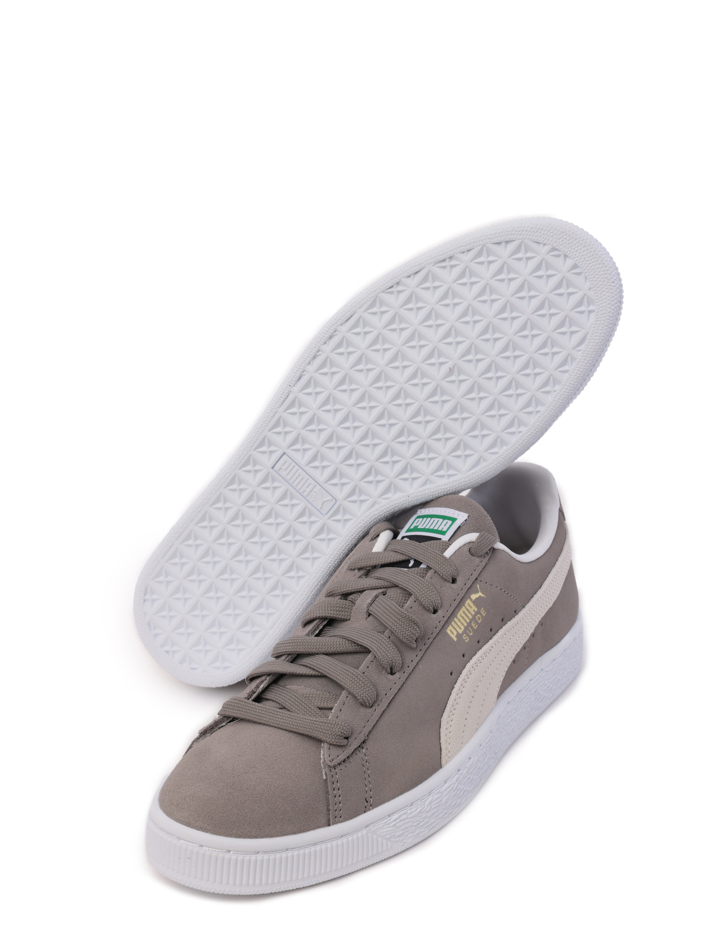 Кеды серые с бежевыми вставками по бокам — купить в интернет-магазине Verdistore