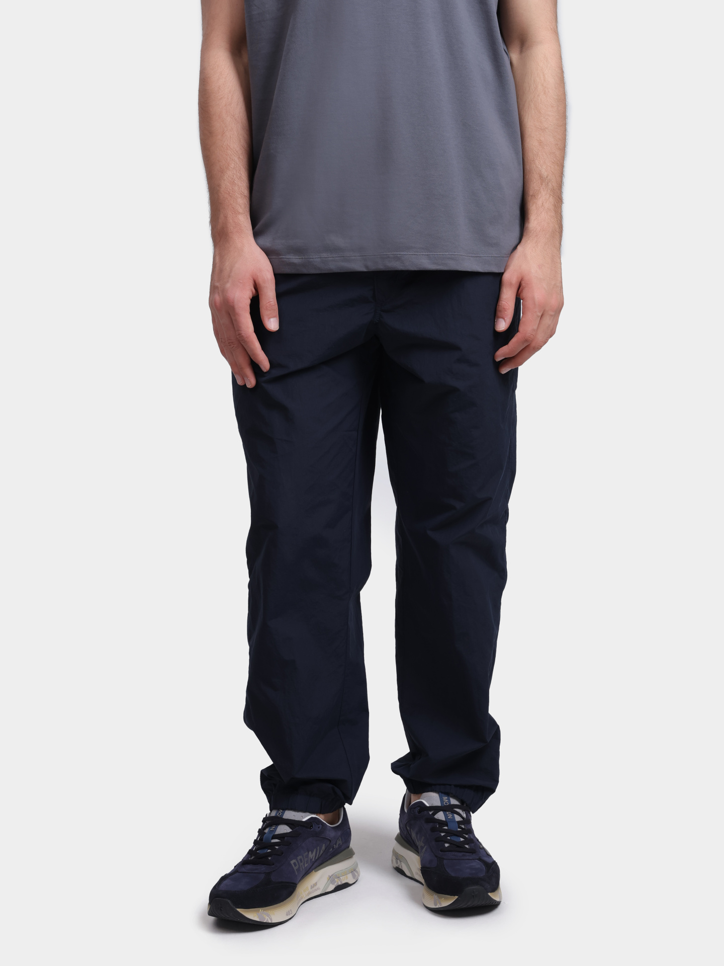 Брюки Parajumpers SJ06 ALBAN темно-синие в утилитарном стиле мужские — купить в интернет-магазине Verdistore