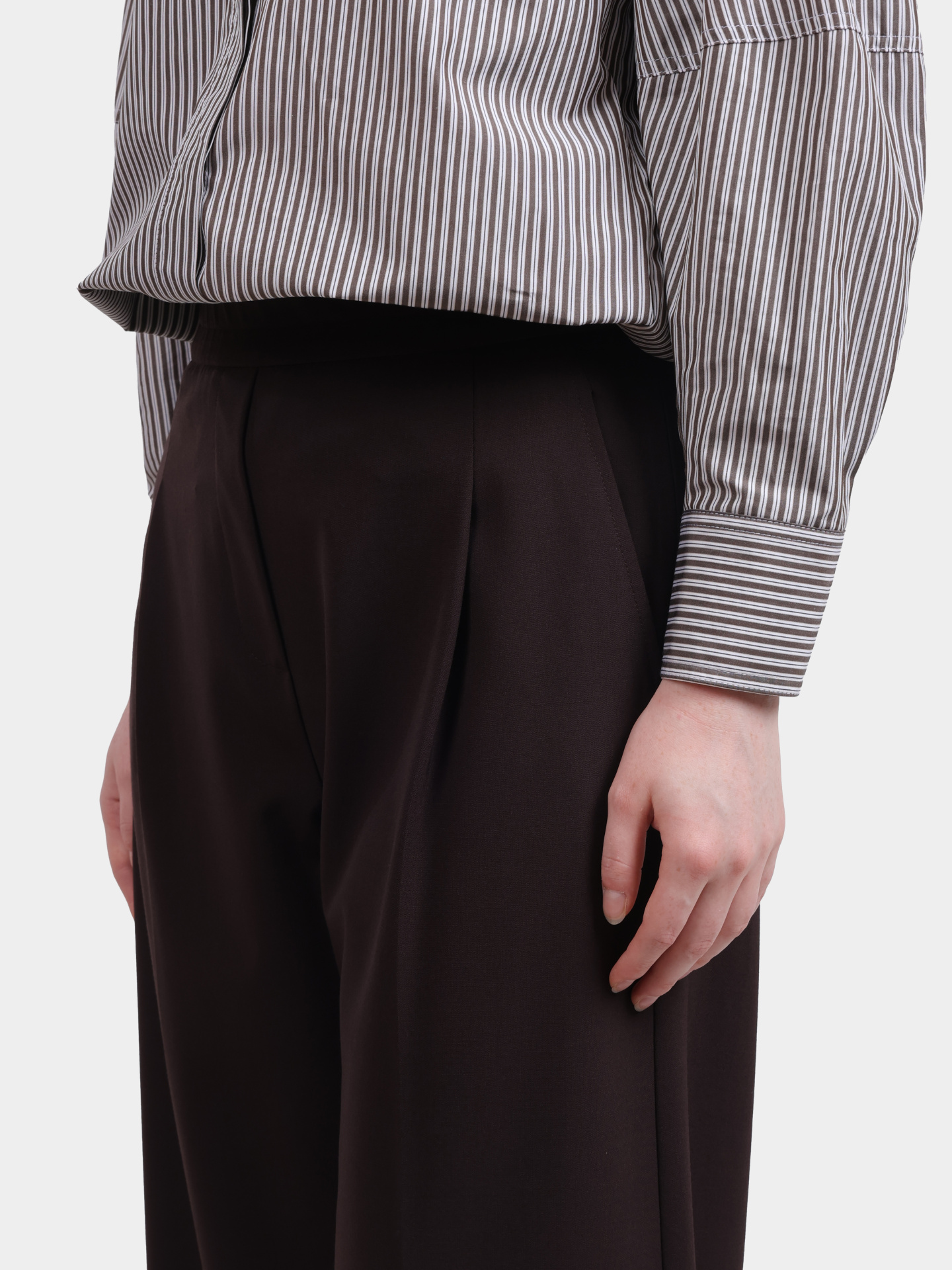 Брюки MARELLA DIORAMA 004 коричневые женские — купить в интернет-магазине Verdistore