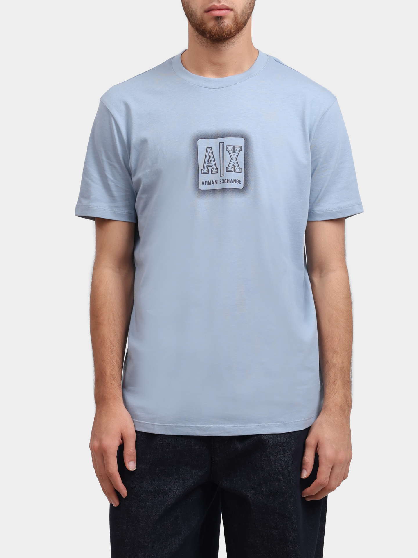 Футболка Armani Exchange XM000545 AF10361 U9287 хлопковая мужская — купить в интернет-магазине Verdistore