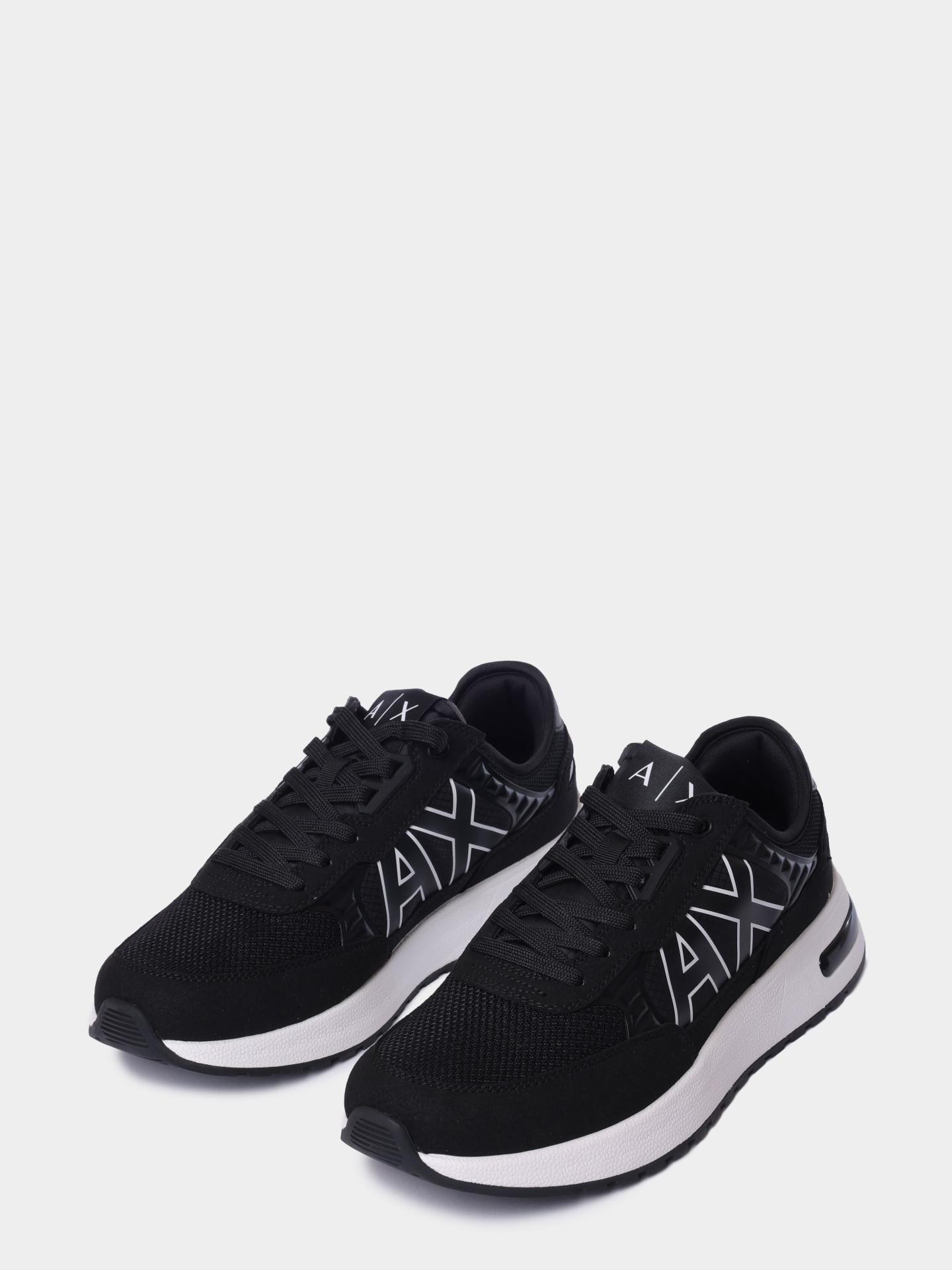 Кроссовки Armani Exchange XUX090 XV276 00002 черные мужские — купить в интернет-магазине Verdistore