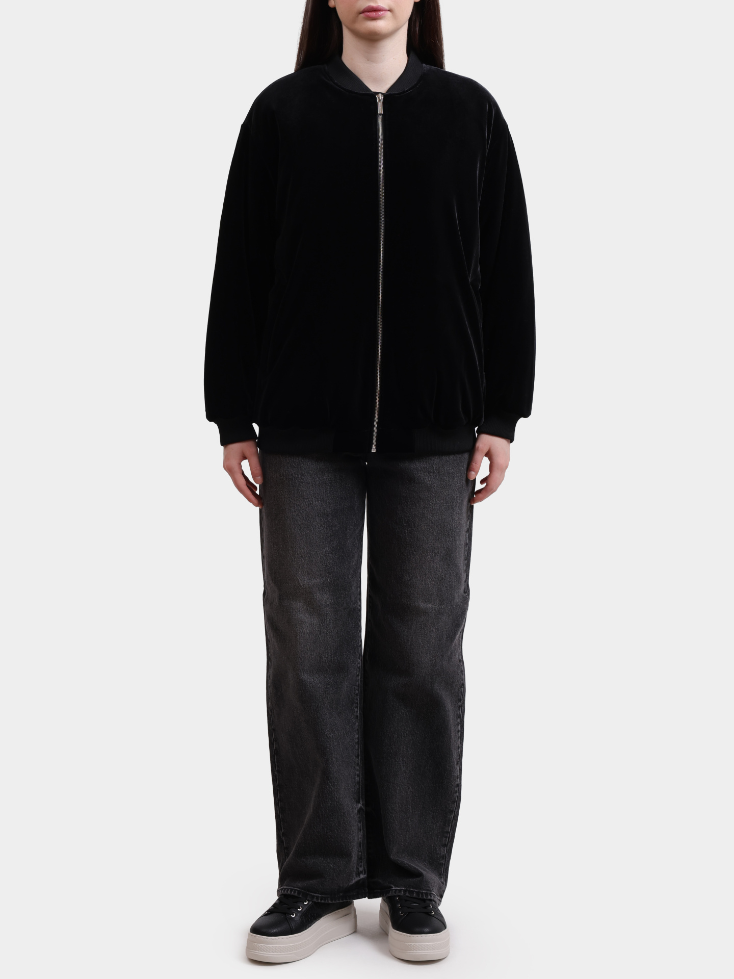 Бомбер Armani Exchange XW001301 AF16147 UC001 бархатный женский — купить в интернет-магазине Verdistore