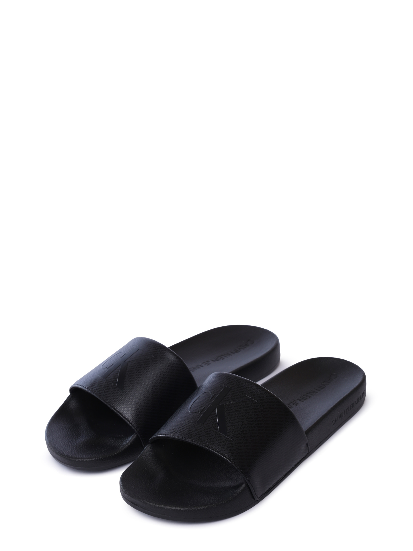 Шлепанцы Calvin Klein YM0YM01269 0GJ черные мужские — купить в интернет-магазине Verdistore