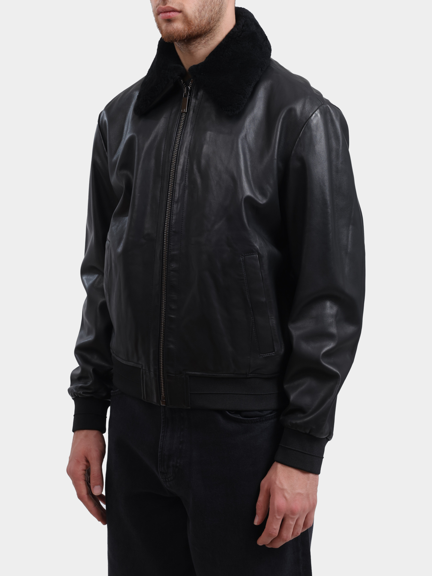 Куртка Calvin Klein K10K111937 кожаная мужская — купить в интернет-магазине Verdistore