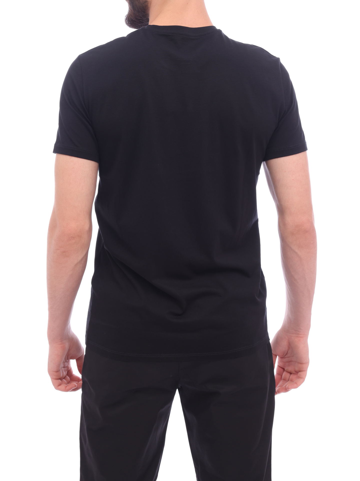 Футболка Armani Exchange 8NZT74 ZJA5Z 1200 черная мужская из хлопка — купить в интернет-магазине Verdistore