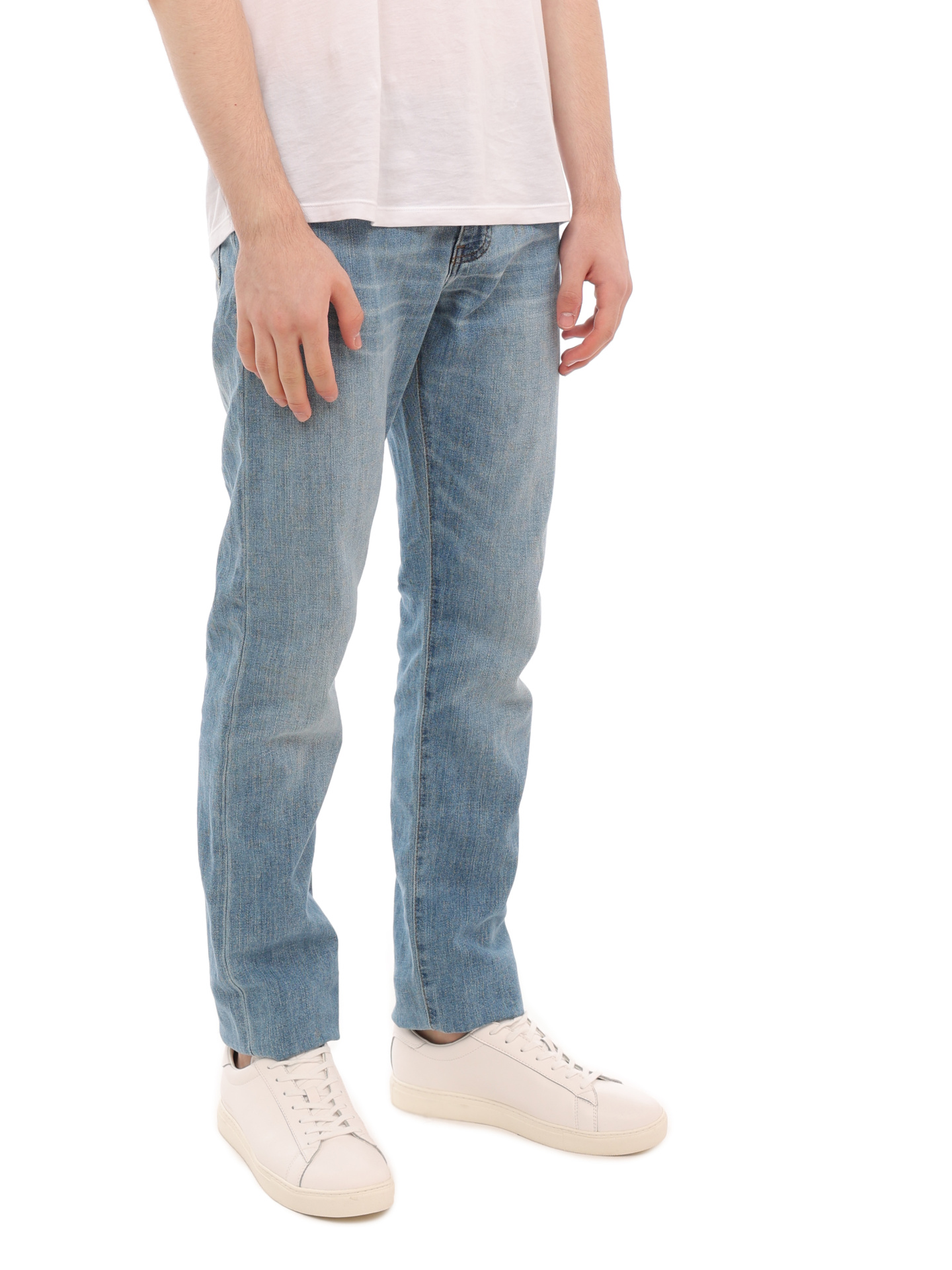 Джинсы Armani Exchange 3LZJ16 Z1FCZ 1500 светло-синие мужские — купить в интернет-магазине Verdistore