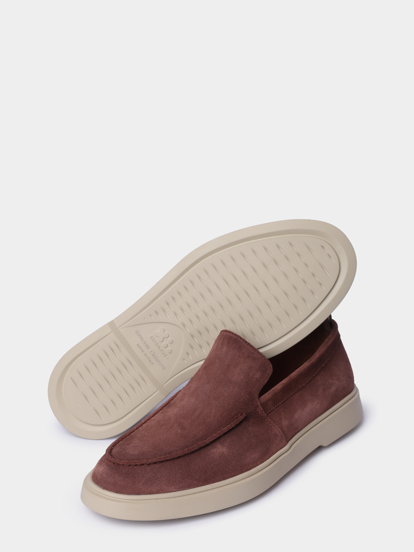 Лоферы Officine Creative OCUBONE002LC146G235 замшевые мужские — купить в интернет-магазине Verdistore