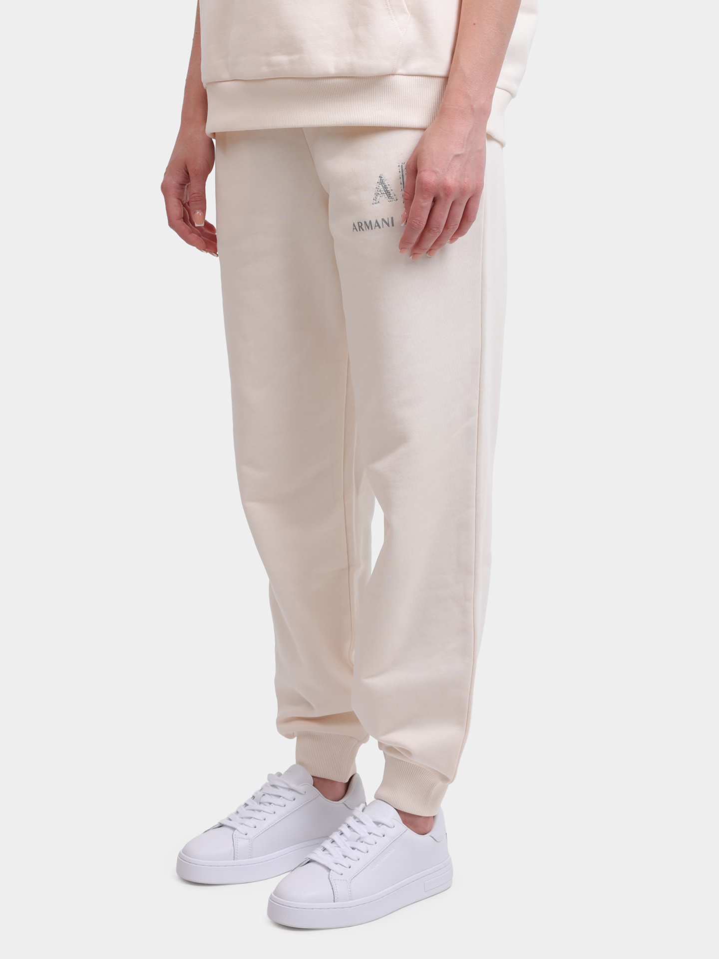 Брюки спортивные Armani Exchange XW000162 AF11851 U1003 хлопковые женские — купить в интернет-магазине Verdistore