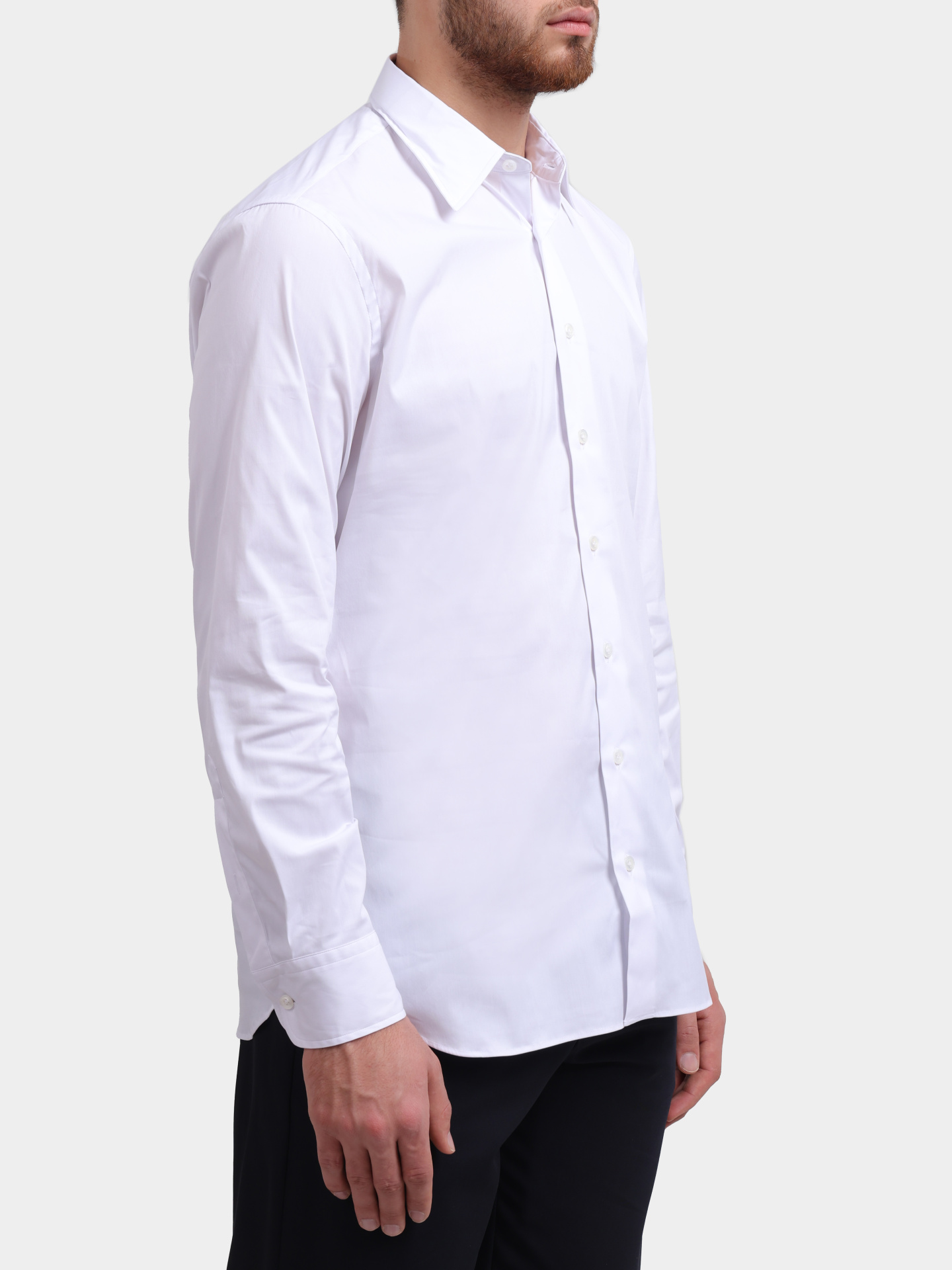 Рубашка Lardini CNNAVEN CNC1906 белая мужская — купить в интернет-магазине Verdistore