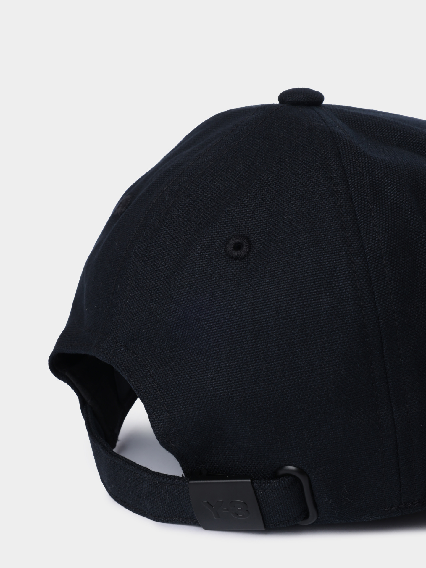 Бейсболка Y3 JP1143 BLACK черная мужская с крупным вышитым логотипом — купить в интернет-магазине Verdistore