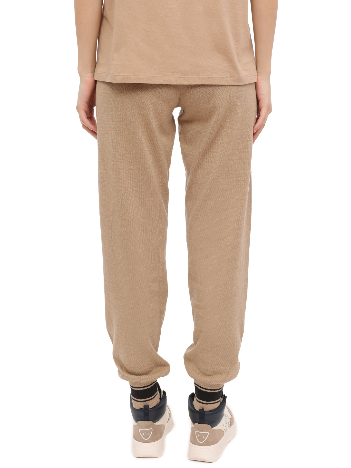 картинка Брюки Armani Exchange 6RYP2K YMX3Z 0748 трикотажные женские с манжетами от магазина Verdistore