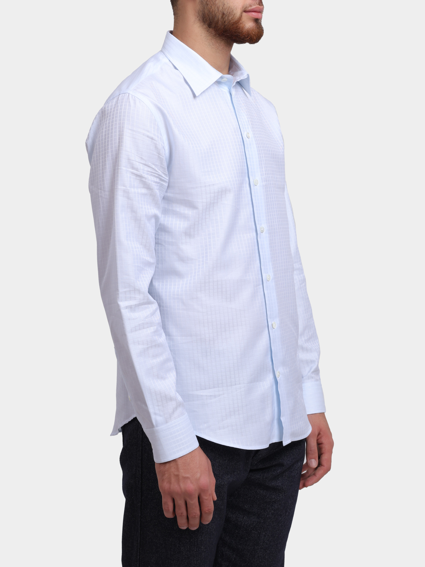 Рубашка Emporio Armani EM000099 TE16909 F9008 хлопковая мужская — купить в интернет-магазине Verdistore