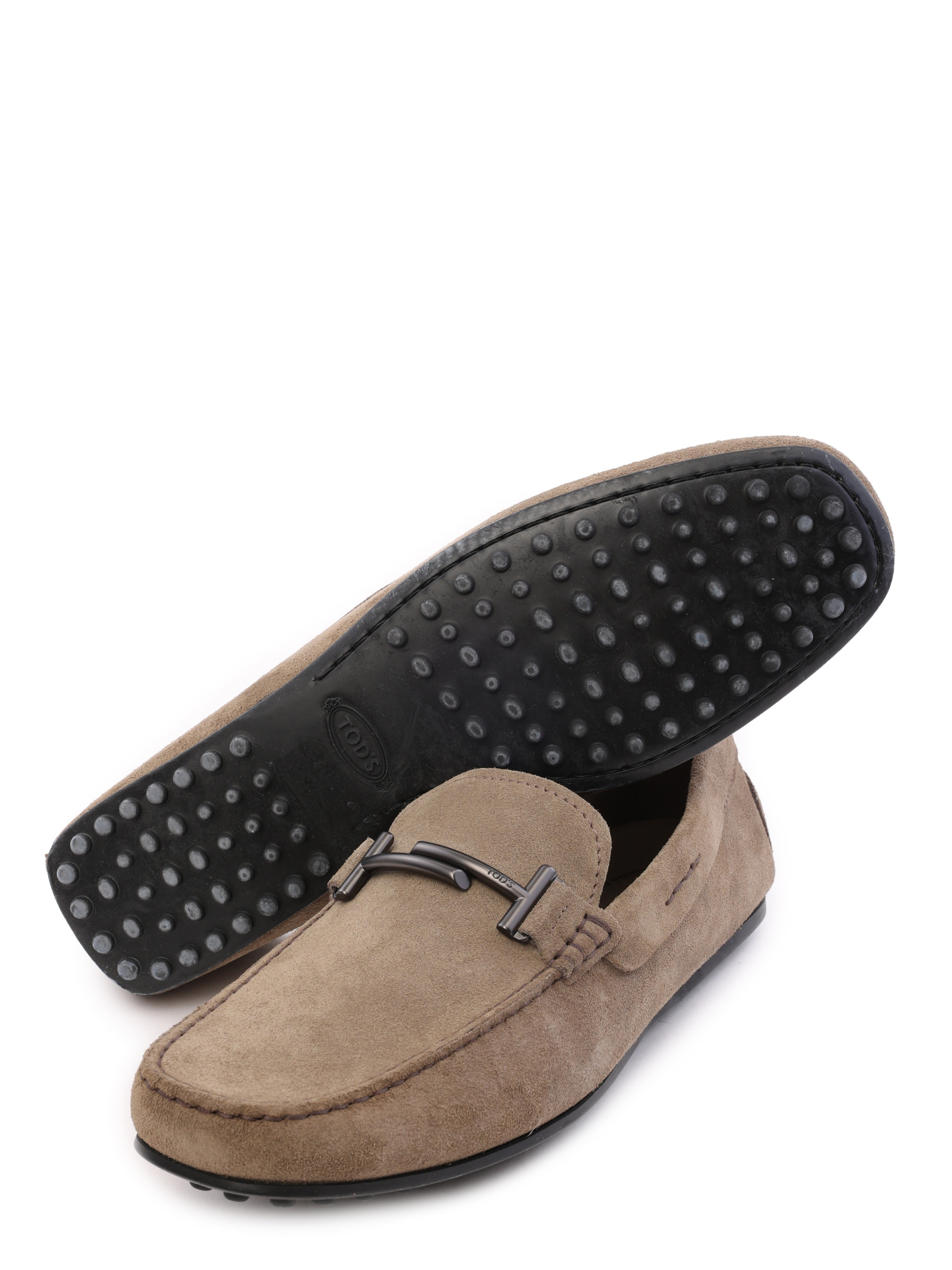 Мокасины бежевые замшеые с приподнятым носком — купить в интернет-магазине Verdistore