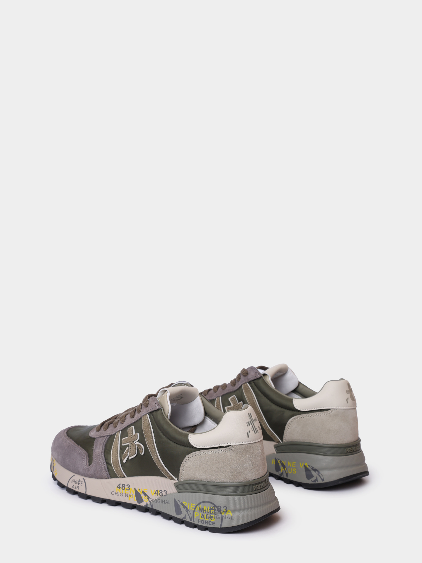 Кроссовки Premiata LANDER VAR 7706 комбинированные мужские — купить в интернет-магазине Verdistore